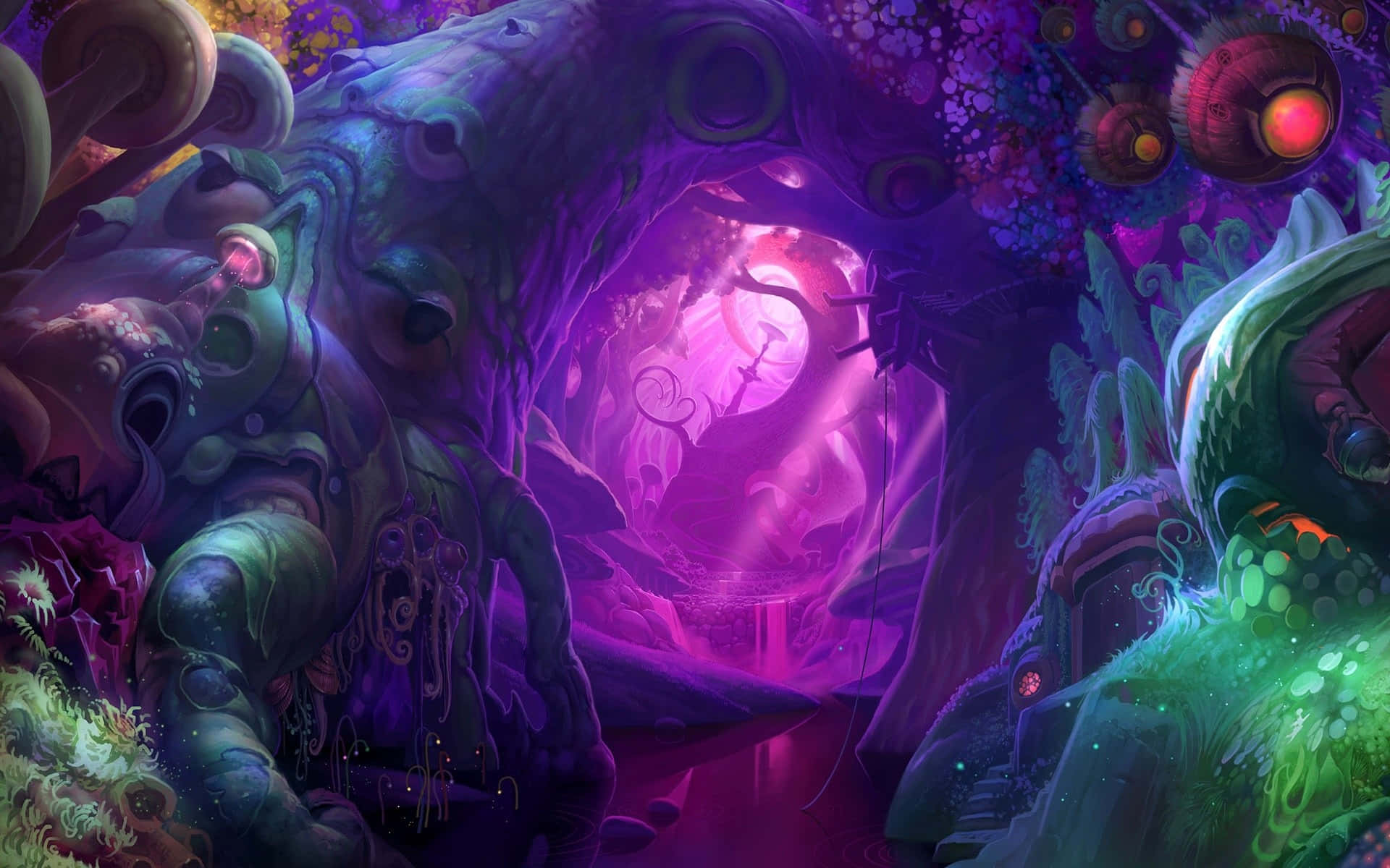 Avatar Pandora, Pandora, bioluminescent flora, Full HD Desktop Wallpaper