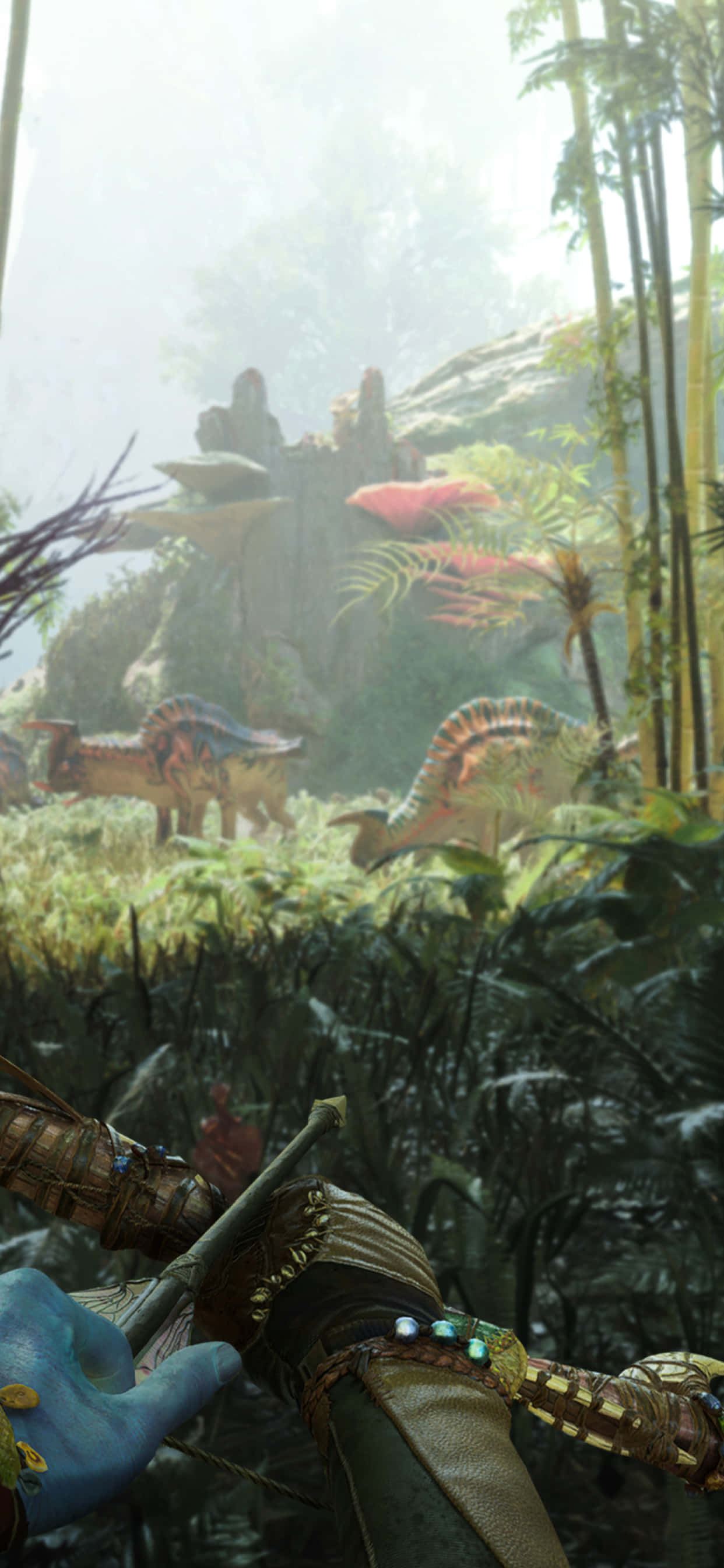 Avatar Pandora, jungle, misty jungle, 2K Phone Wallpaper