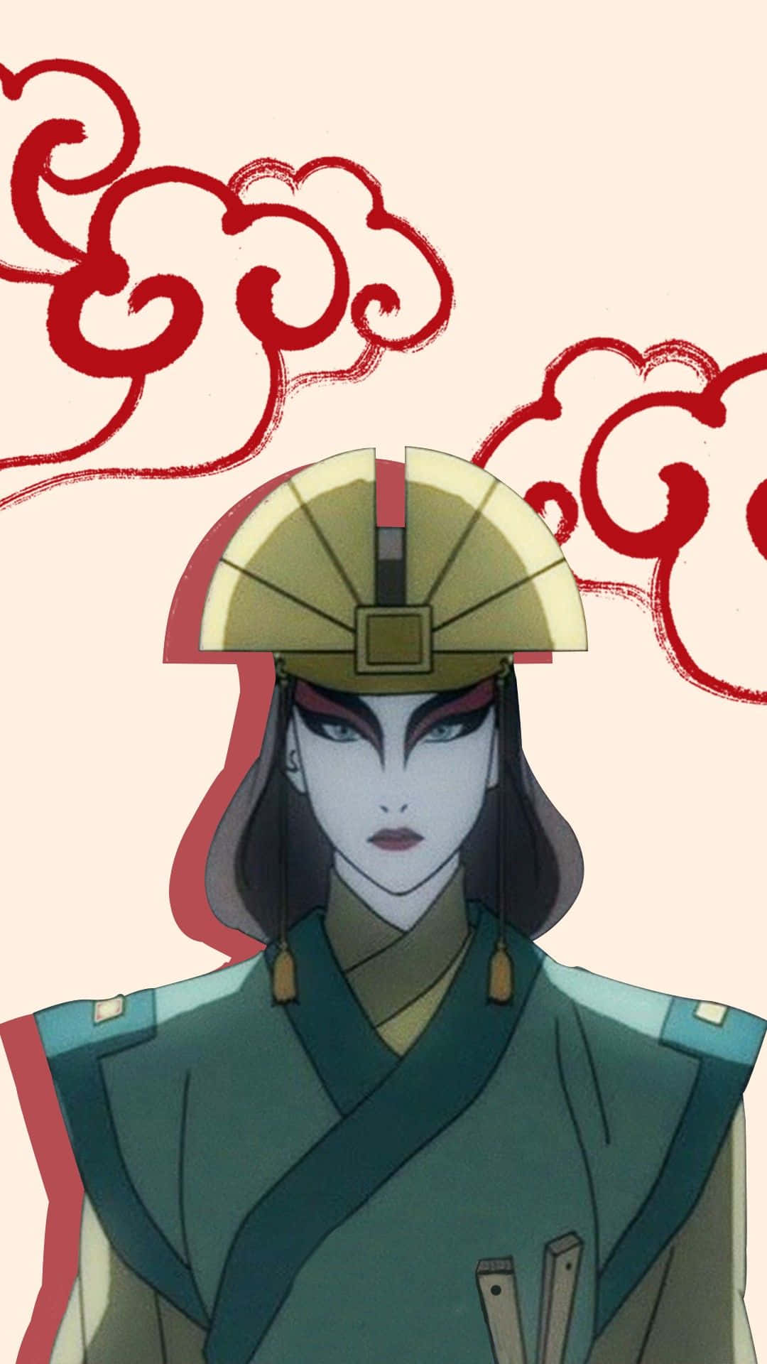 Avatar The Last Airbender, Suki, gold helmet, Full HD Phone Wallpaper