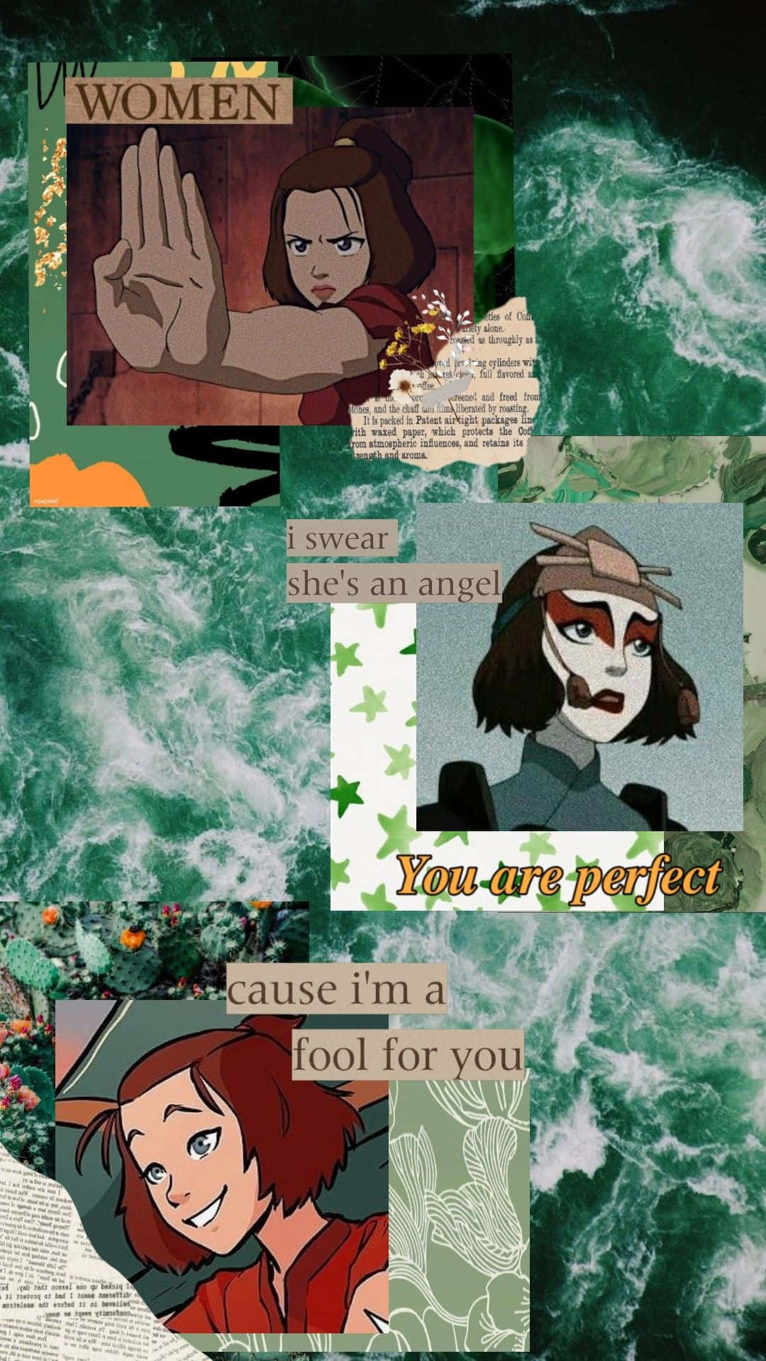 Avatar The Last Airbender, Suki, collage, HD Phone Wallpaper
