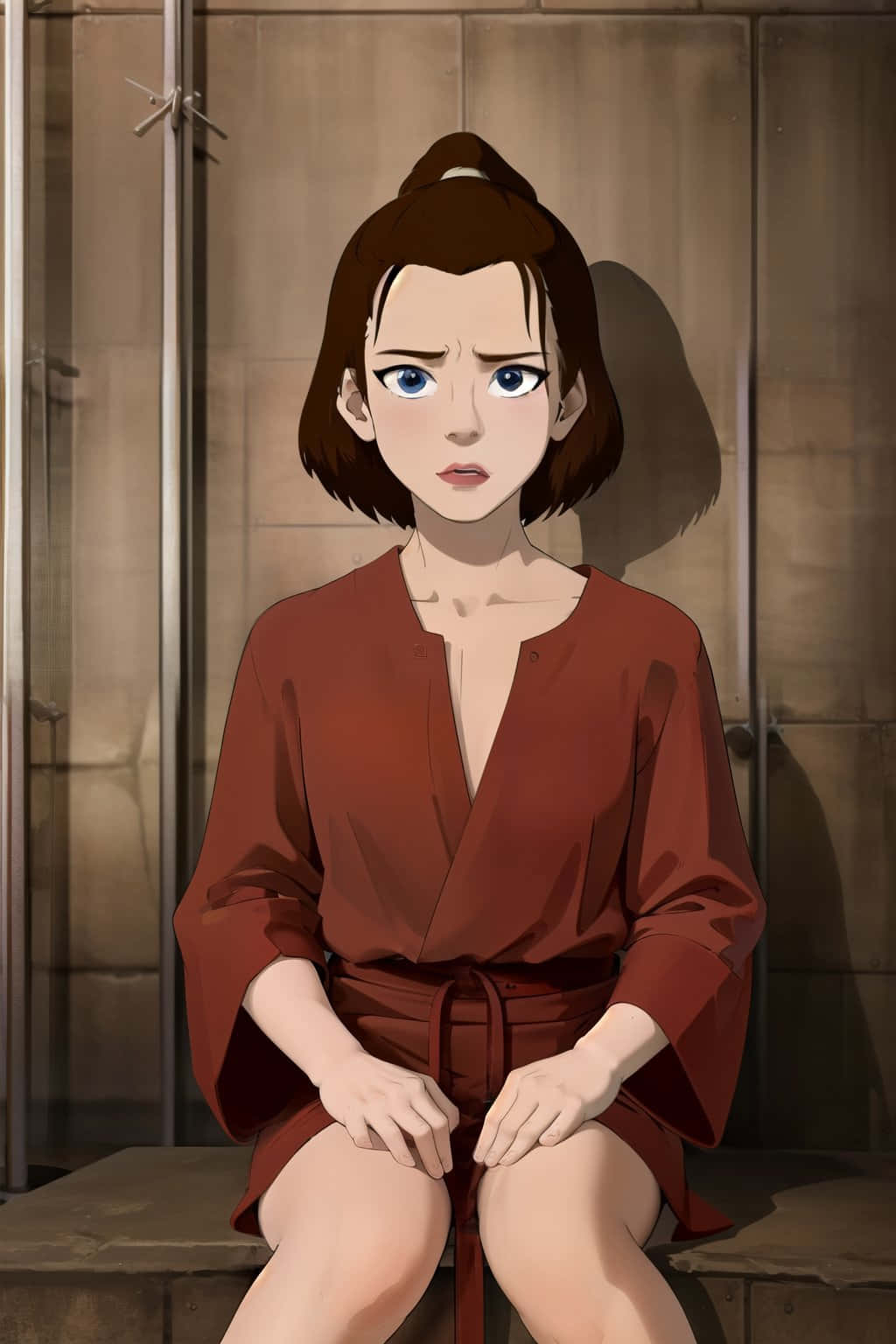 Avatar The Last Airbender, Suki, red robe, HD Phone Wallpaper