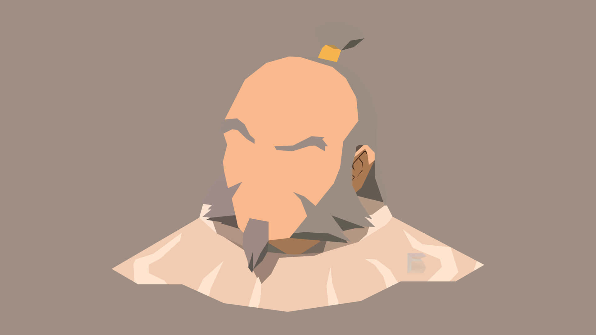 Uncle Iroh, Avatar The Last Airbender, bald man, Full HD Desktop Wallpaper