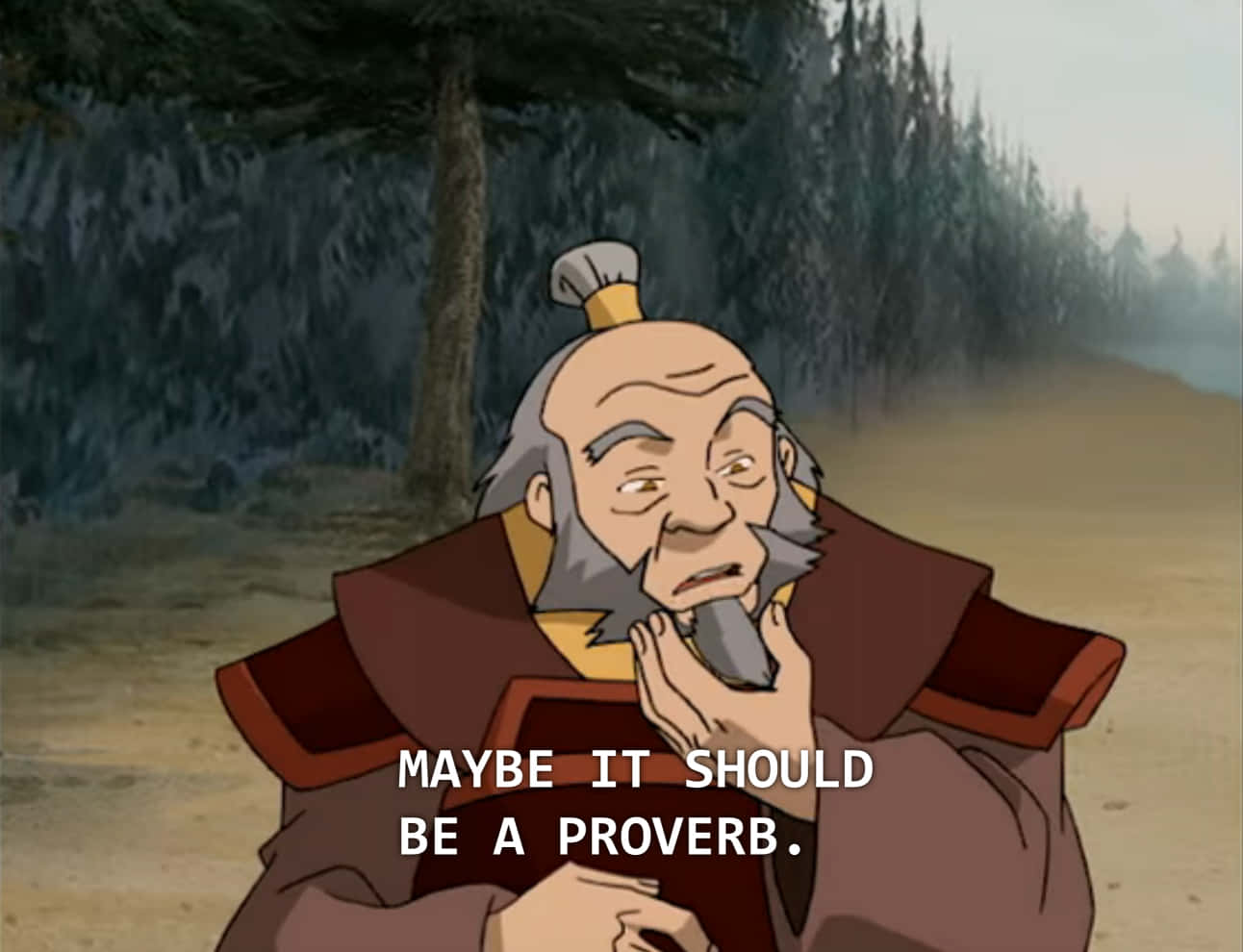 Uncle Iroh, Avatar The Last Airbender, gray beard, HD Desktop Wallpaper