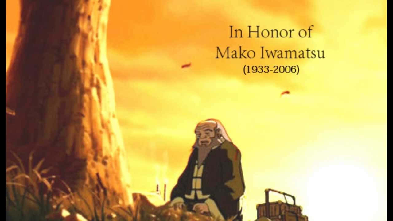 Uncle Iroh, Avatar The Last Airbender, golden sunset sky, HD Desktop Wallpaper