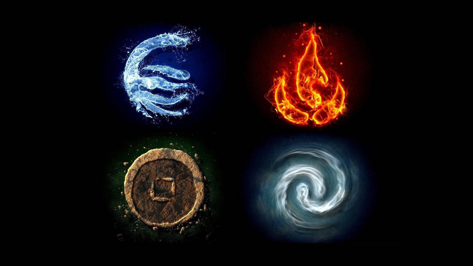Avatar The Last Airbender, four elements, water, Full HD Desktop Wallpaper