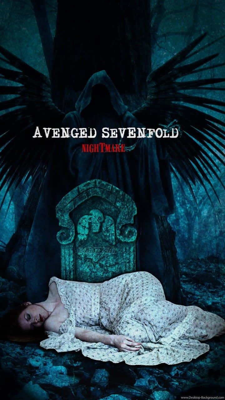 Avenged Sevenfold, hooded angel, black wings, HD Phone Wallpaper