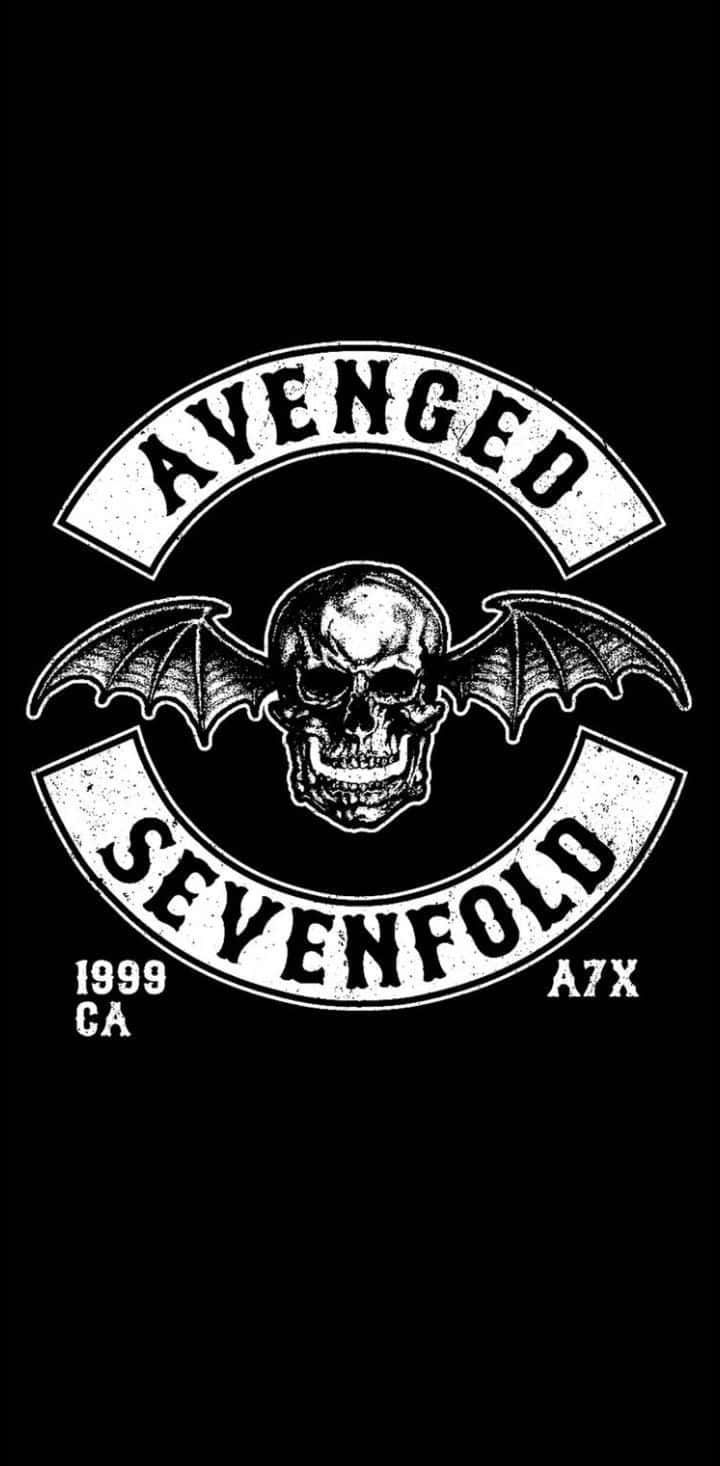 Avenged Sevenfold, iPhone, skull with bat wings, HD Phone Wallpaper