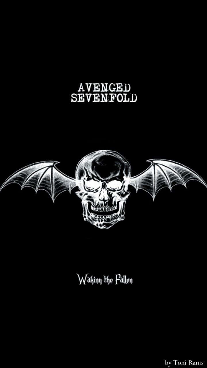 Avenged Sevenfold, iPhone, bat-winged skull logo, HD Phone Wallpaper