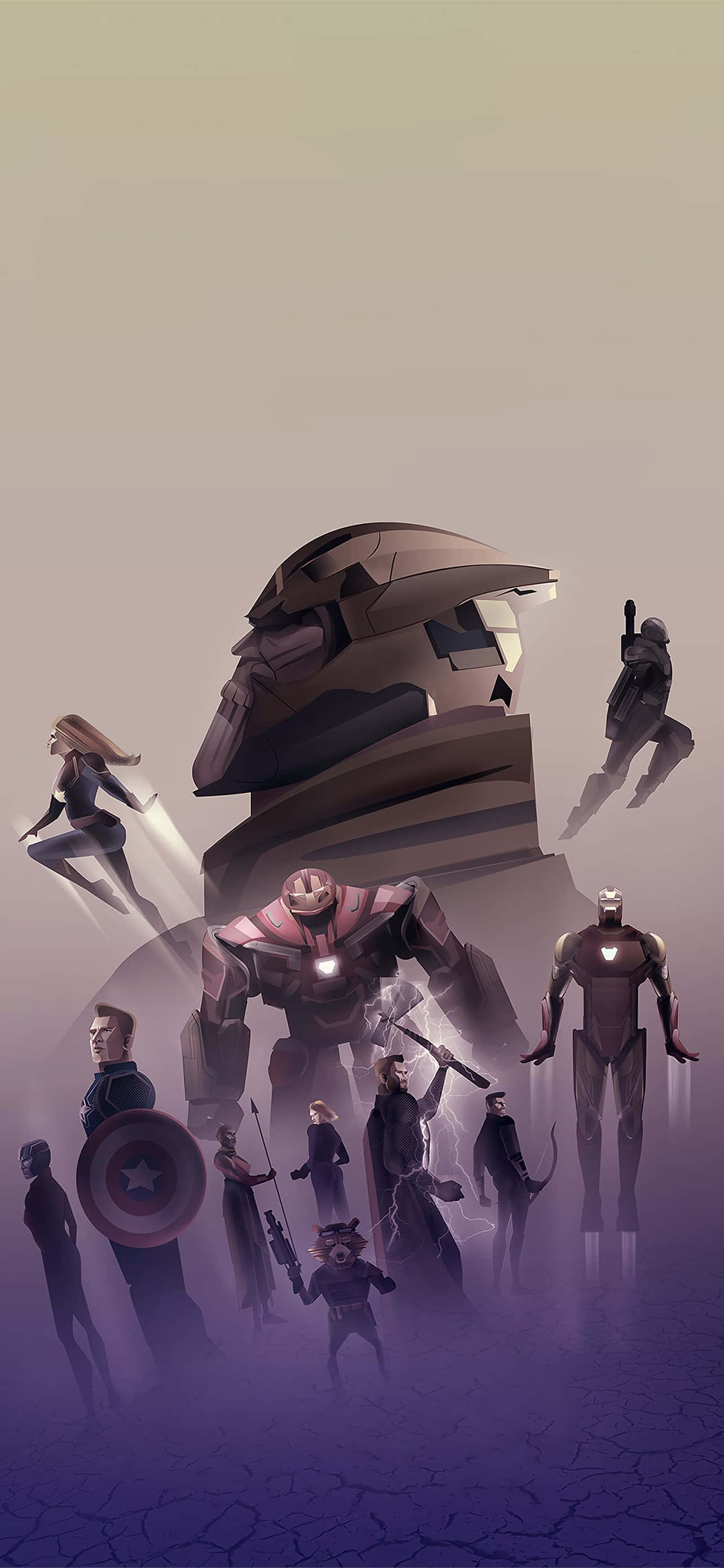 Avengers Endgame, iPhone, superheroes, 2K Phone Wallpaper