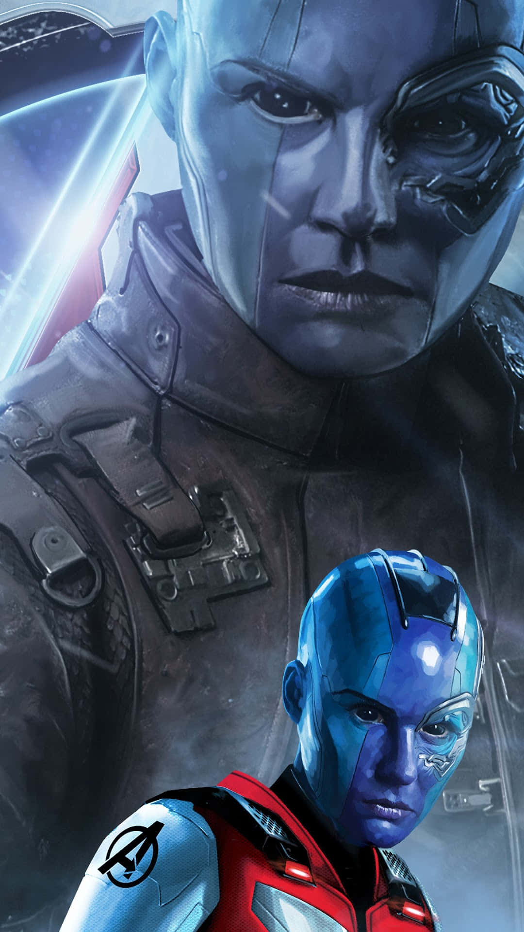 Avengers Endgame, iPhone, blue-skinned warrior, Full HD Phone Wallpaper