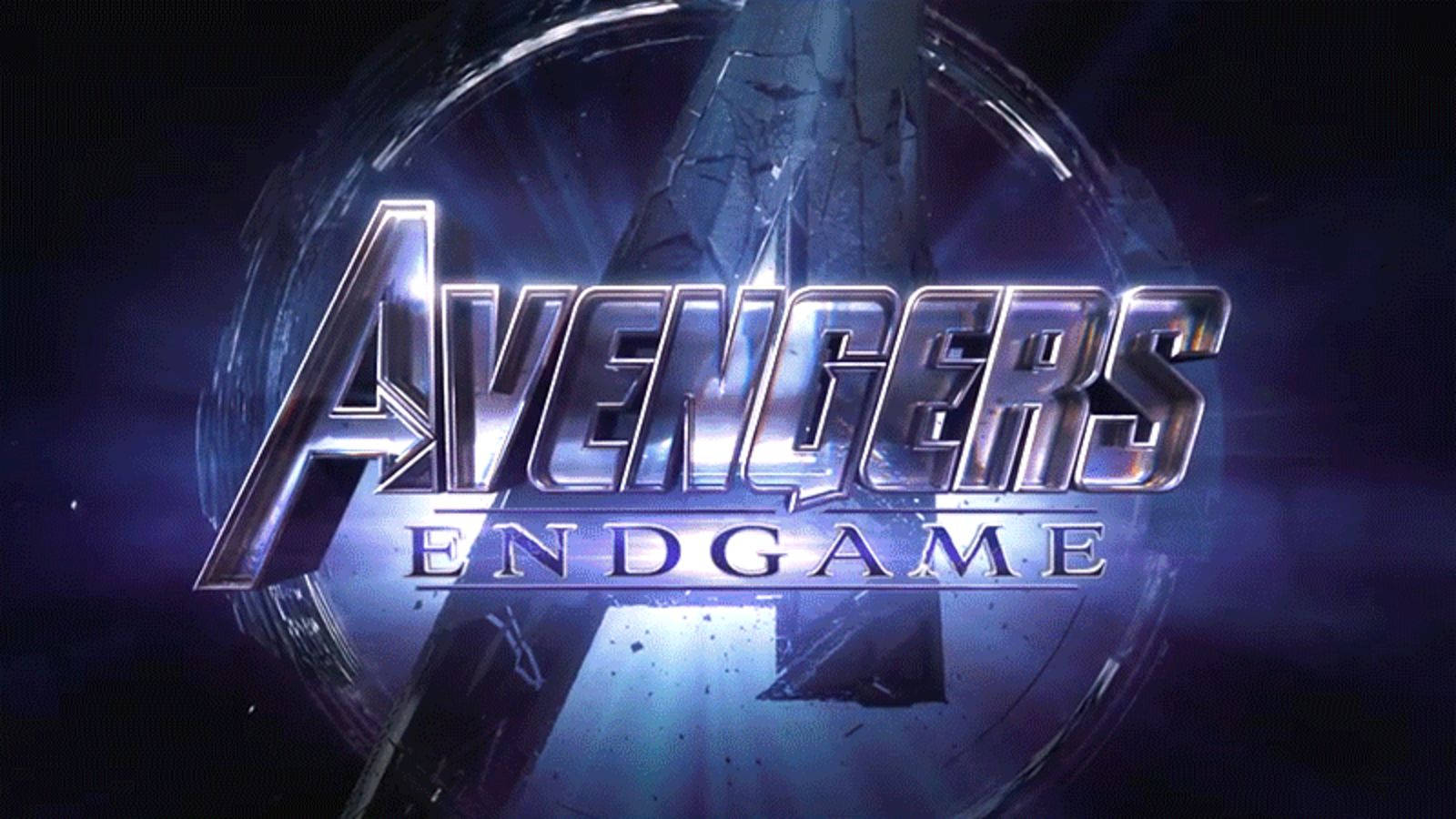Avengers Endgame, Avengers Endgame logo, metallic sheen, HD Desktop Wallpaper