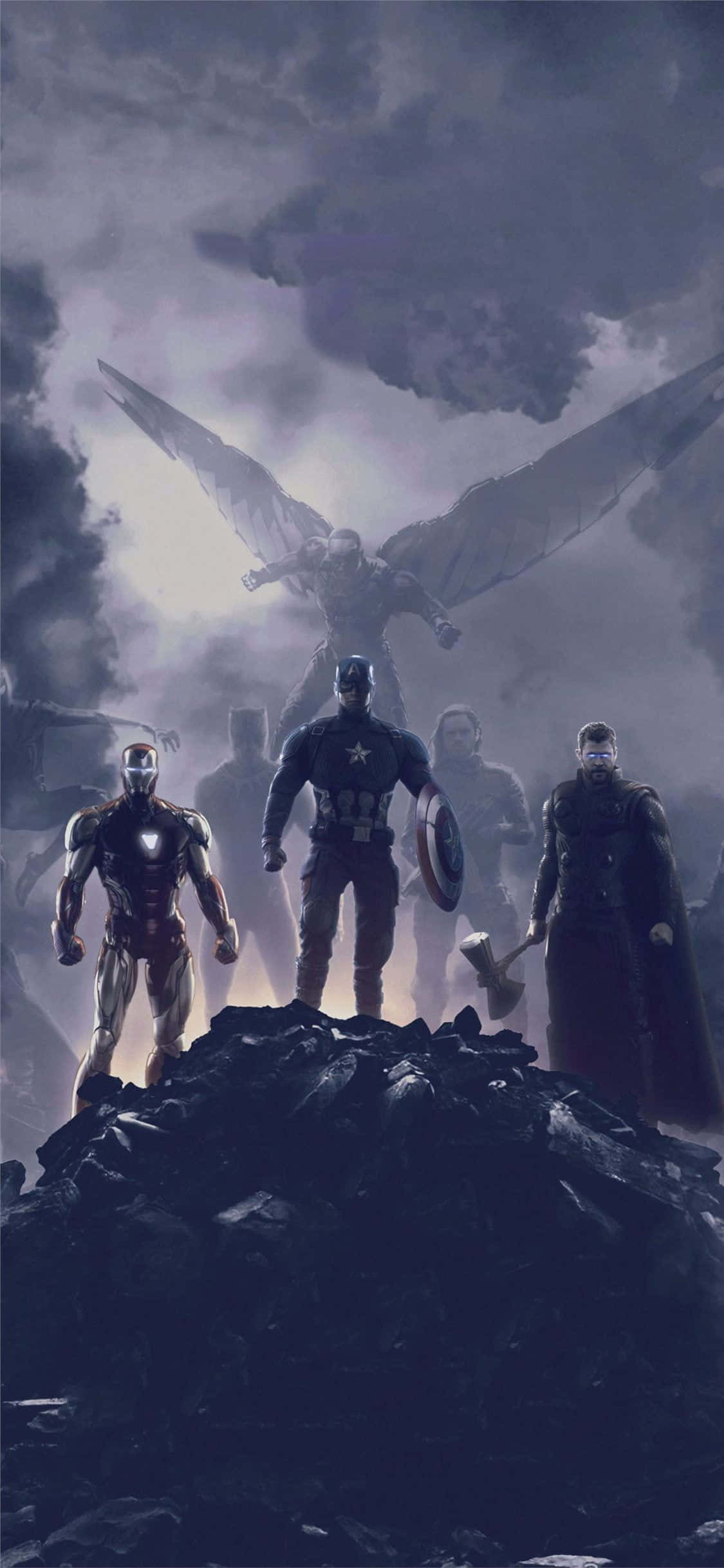 Avengers Endgame, Avengers, rocky outcrop, Full HD Phone Wallpaper