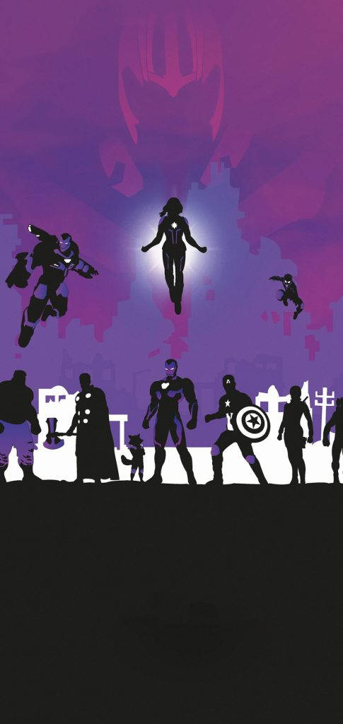 Avengers, iPhone X, black, SD Phone Wallpaper