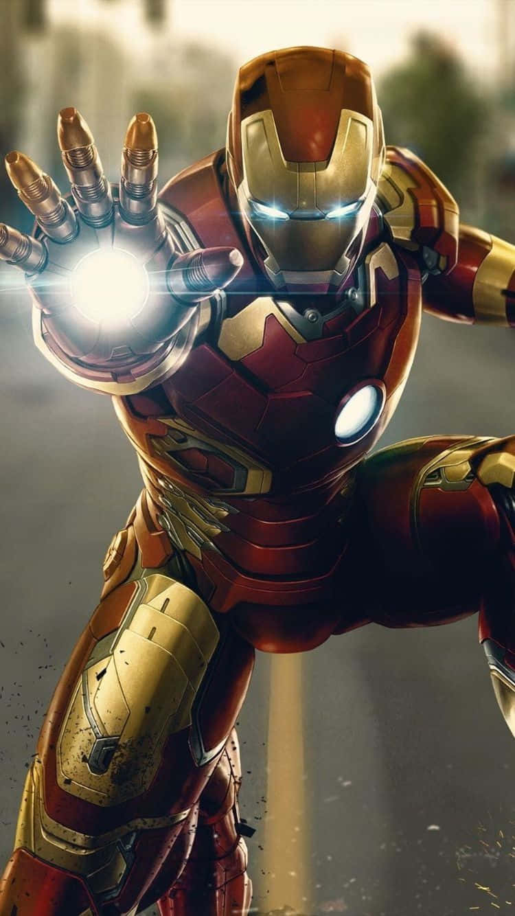 Avengers Iron Man, Iron Man, red gold armor, HD Phone Wallpaper