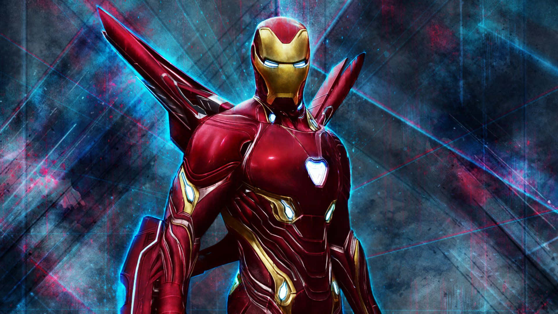 Iron Man, Avengers, red and gold armor, Full HD Desktop Wallpaper