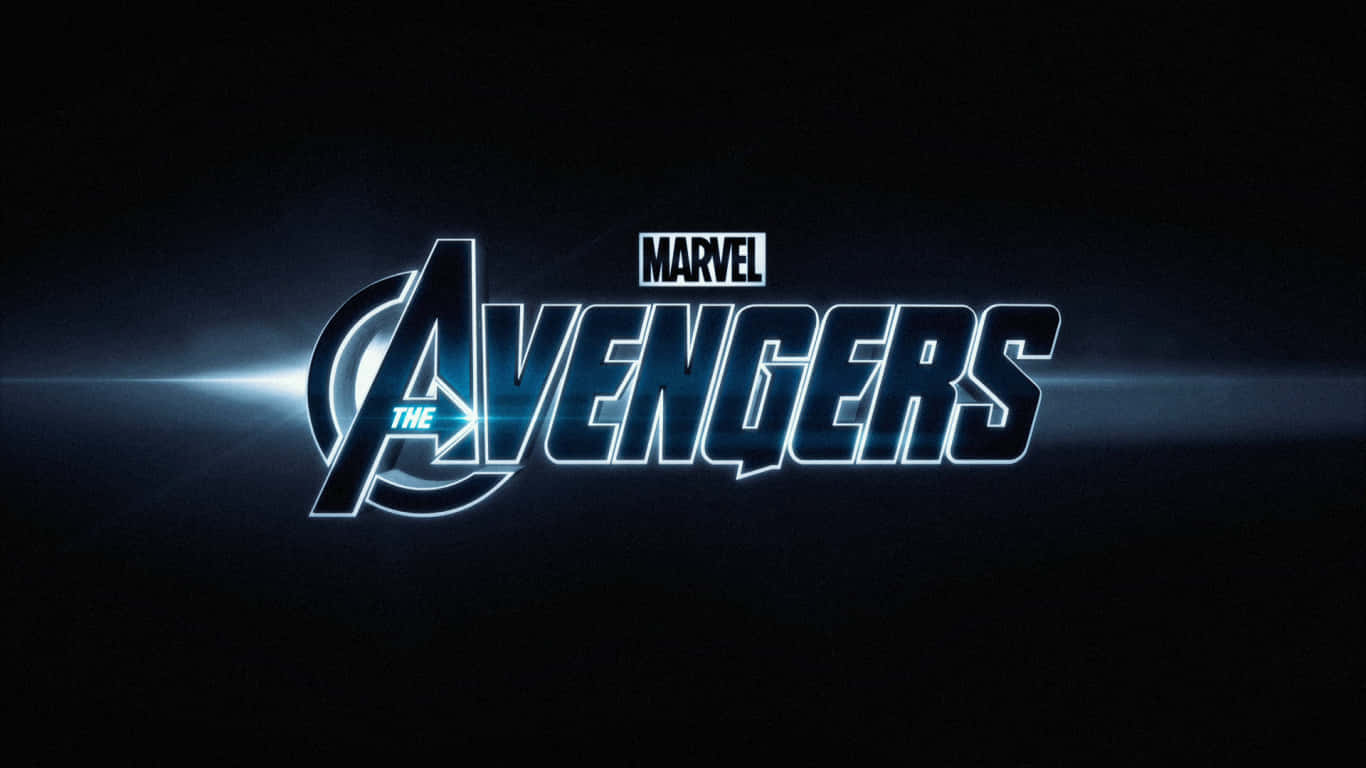 Avengers, Avengers logo, electric blue, HD Desktop Wallpaper