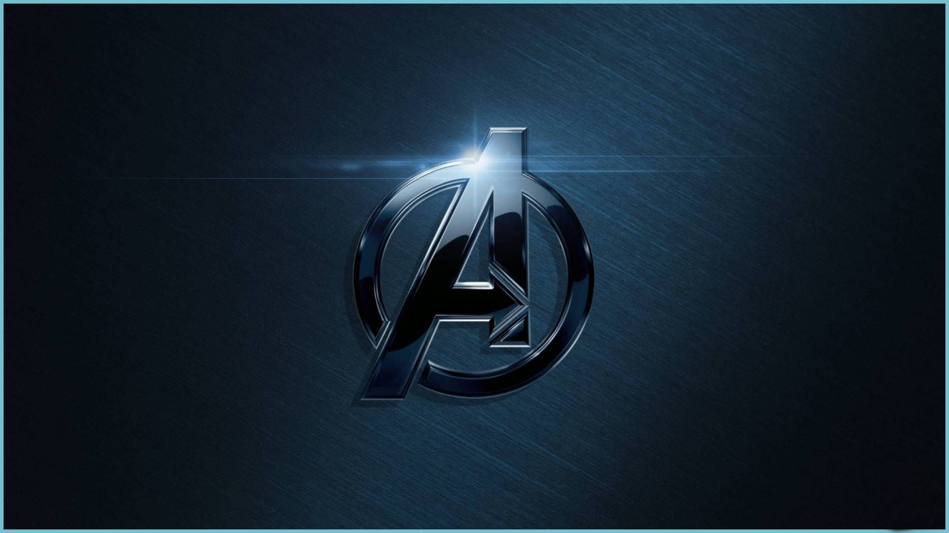 Avengers Logo, shiny metallic, bright light, HD Desktop Wallpaper