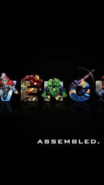 Avengers, iPhone X, black, SD Phone Wallpaper
