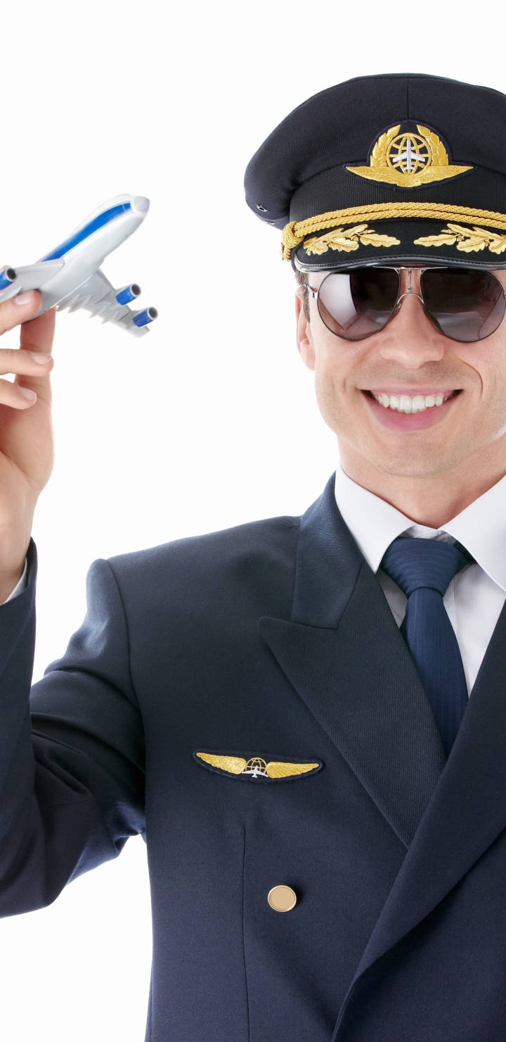 Aviator, model airplane, pilot in uniform, HD Phone Wallpaper