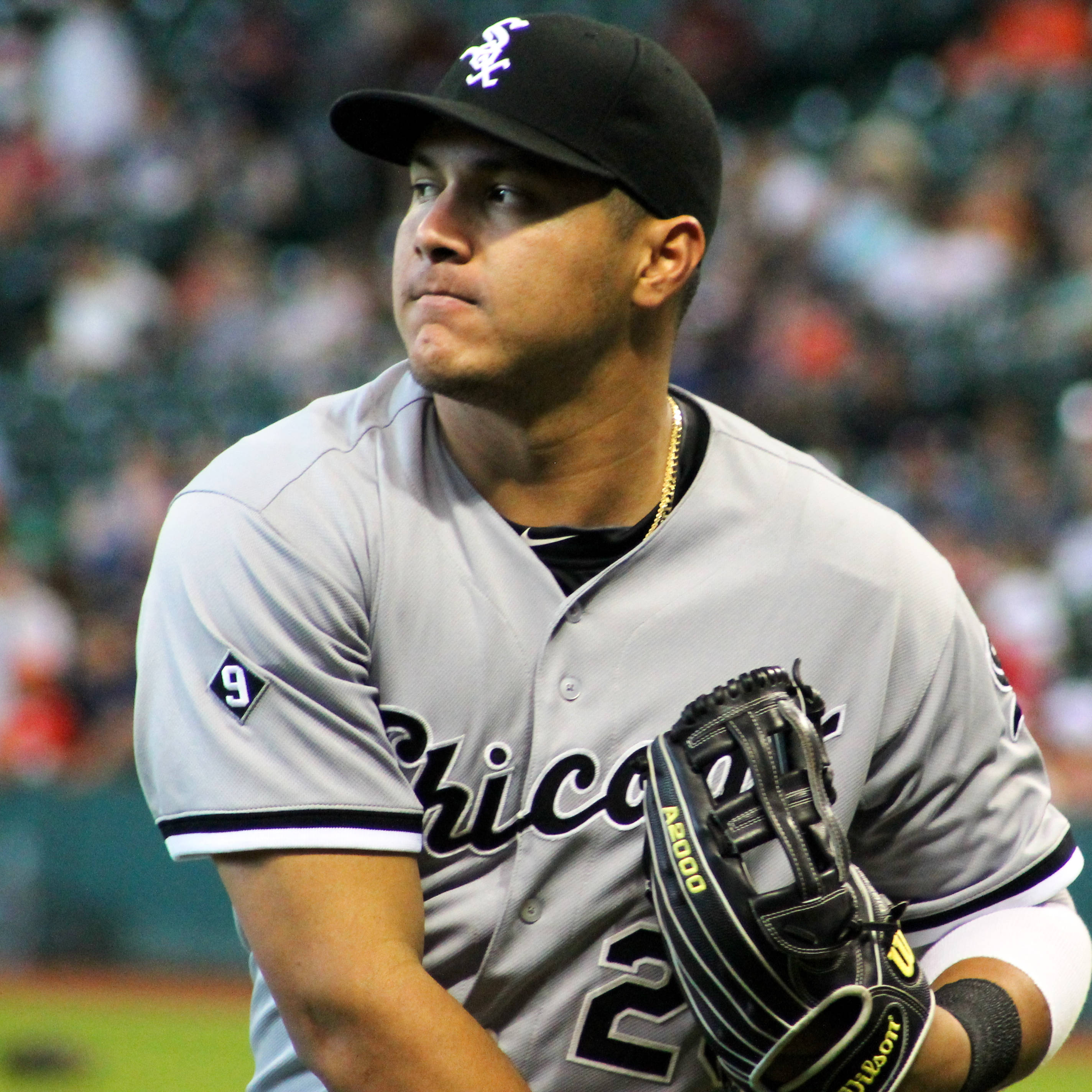 Avisail Garcia, number 29, gray uniform, 2K Desktop Wallpaper