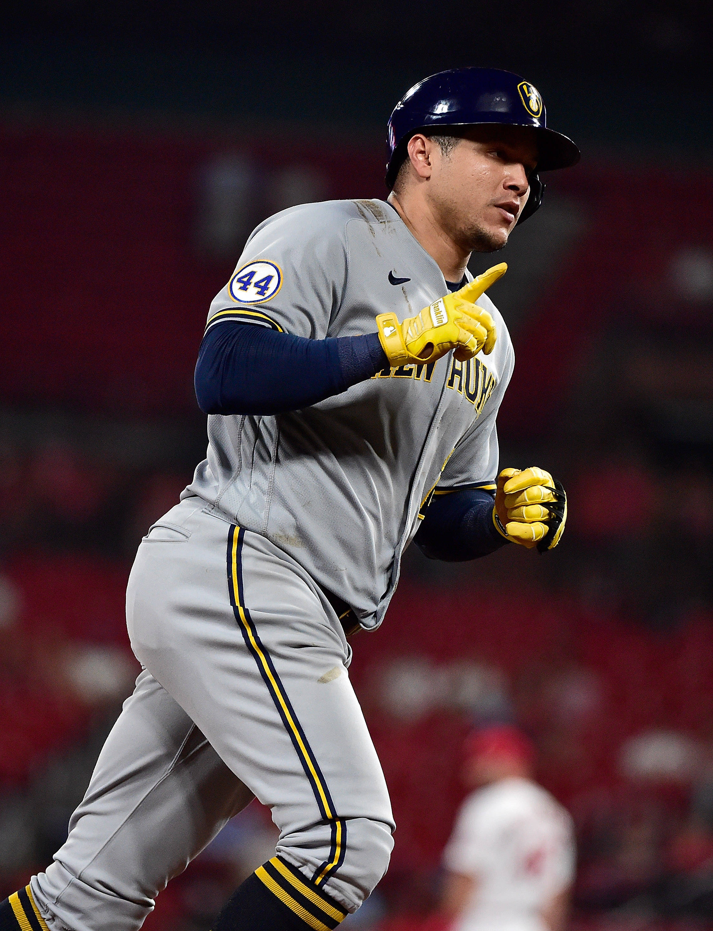 Avisail Garcia, number 44, gray uniform, 2K Phone Wallpaper