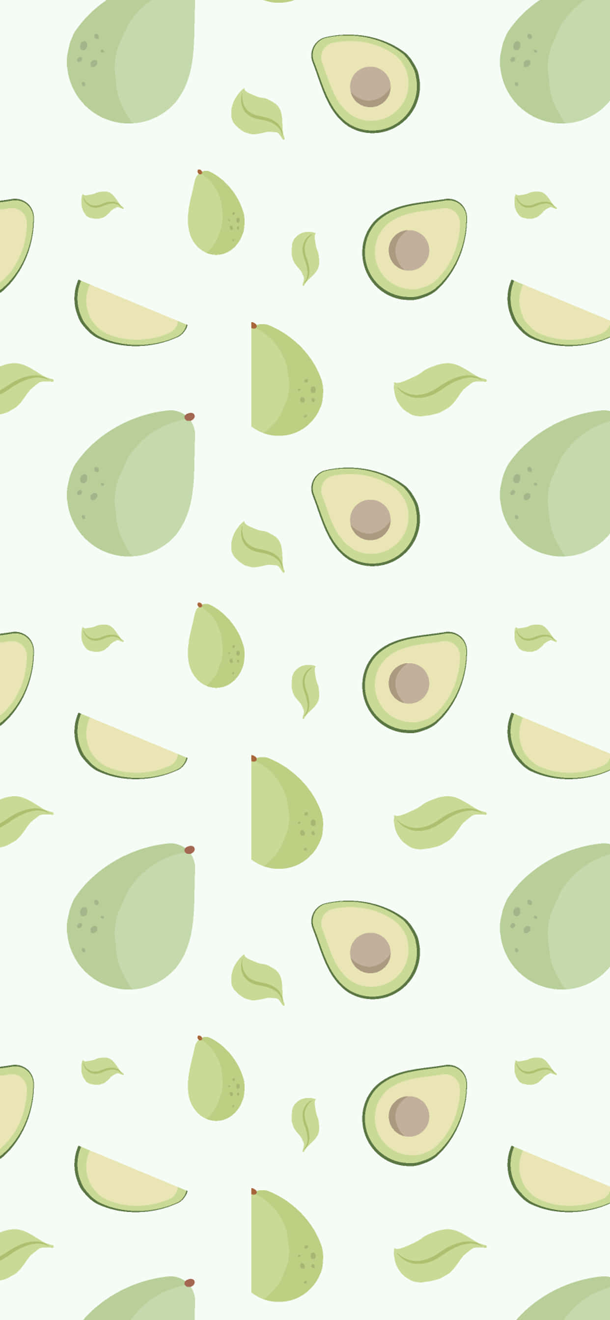 Avocado iPhone, whole avocados, sliced avocados, 2K Phone Wallpaper