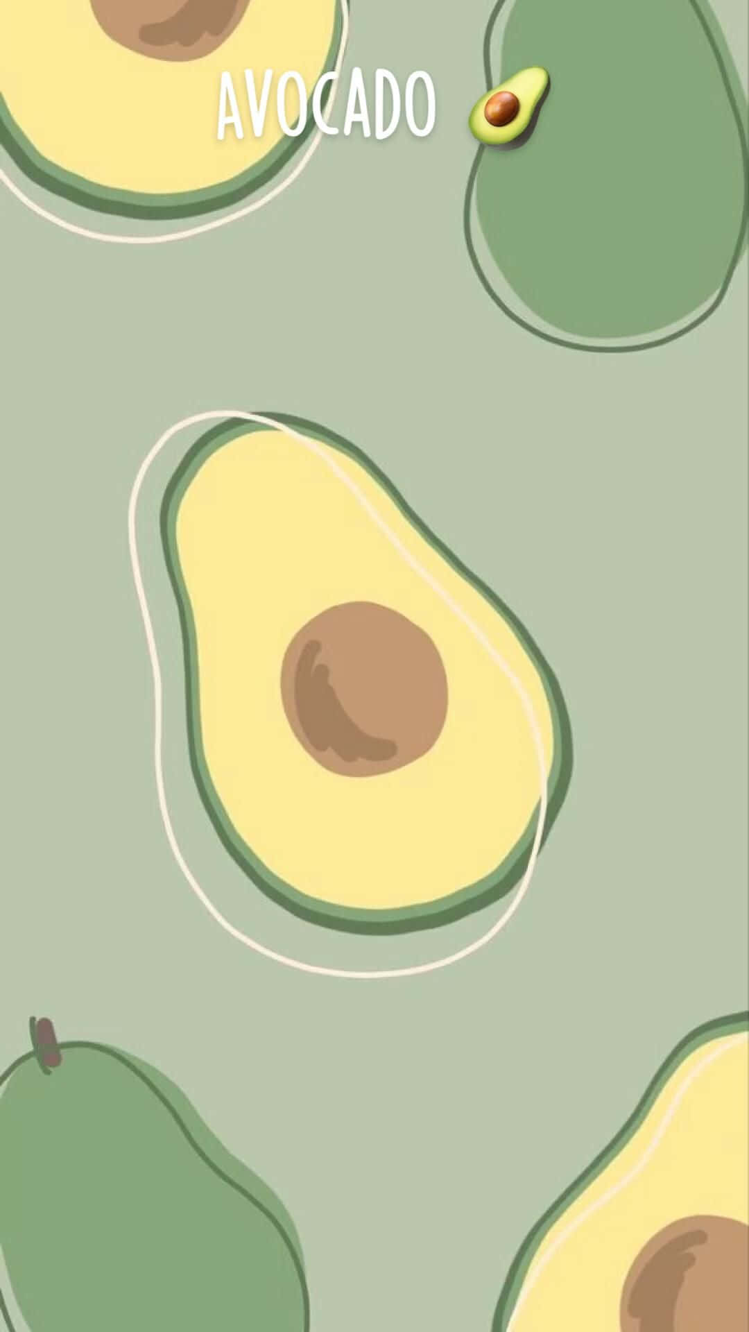 Avocado iPhone, sliced avocados, whole avocados, Full HD Phone Wallpaper