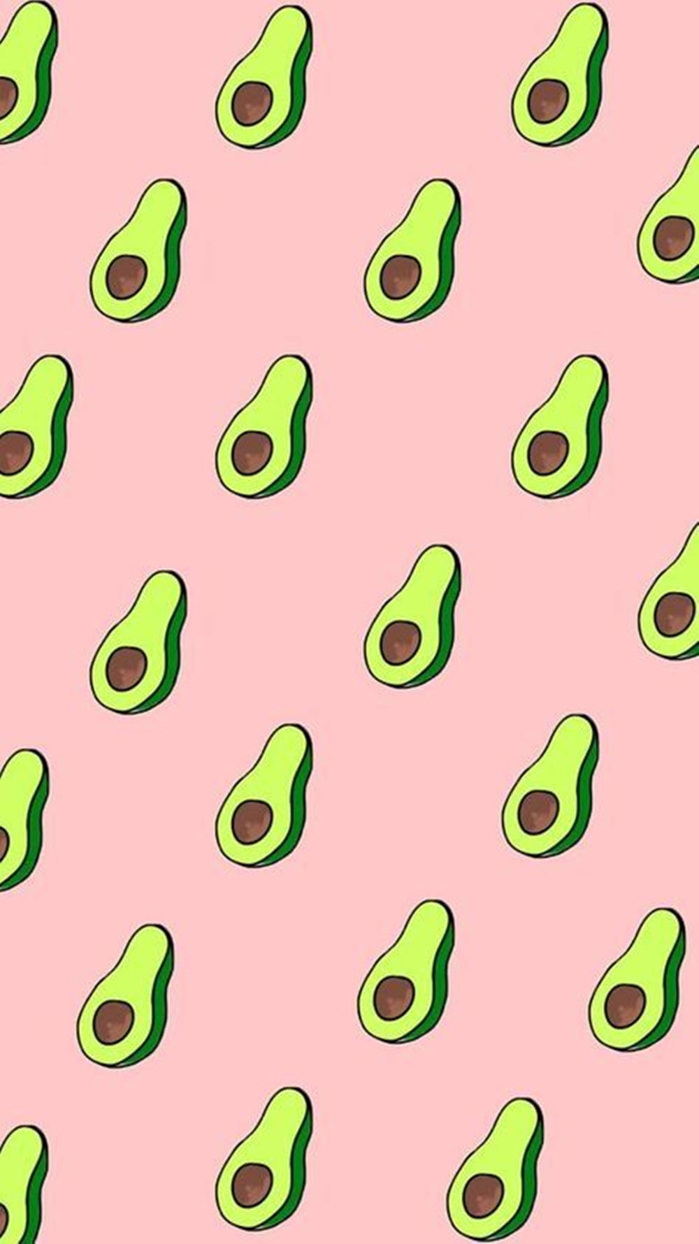 pastel iPad, adorable avocados, sliced avocados, HD Phone Wallpaper