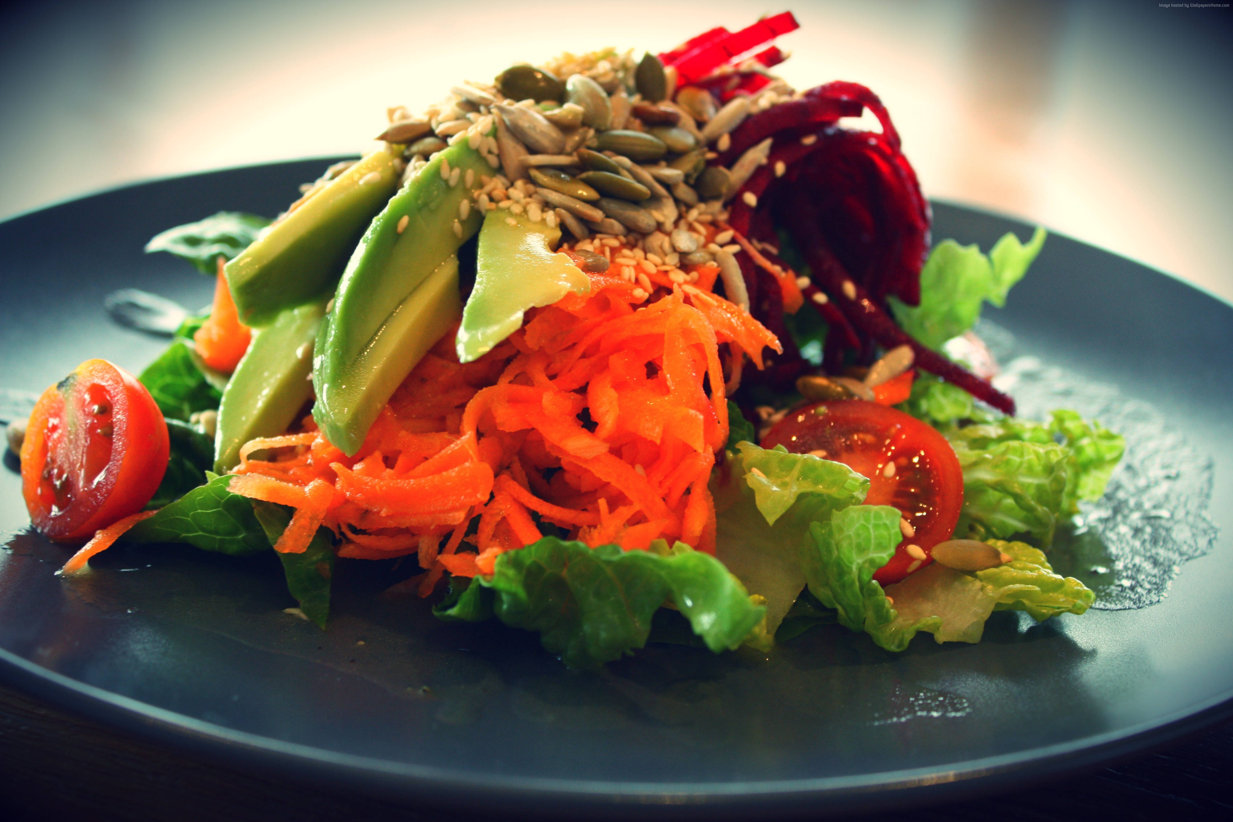 avocado, carrot, beetroot, 4K Desktop Wallpaper