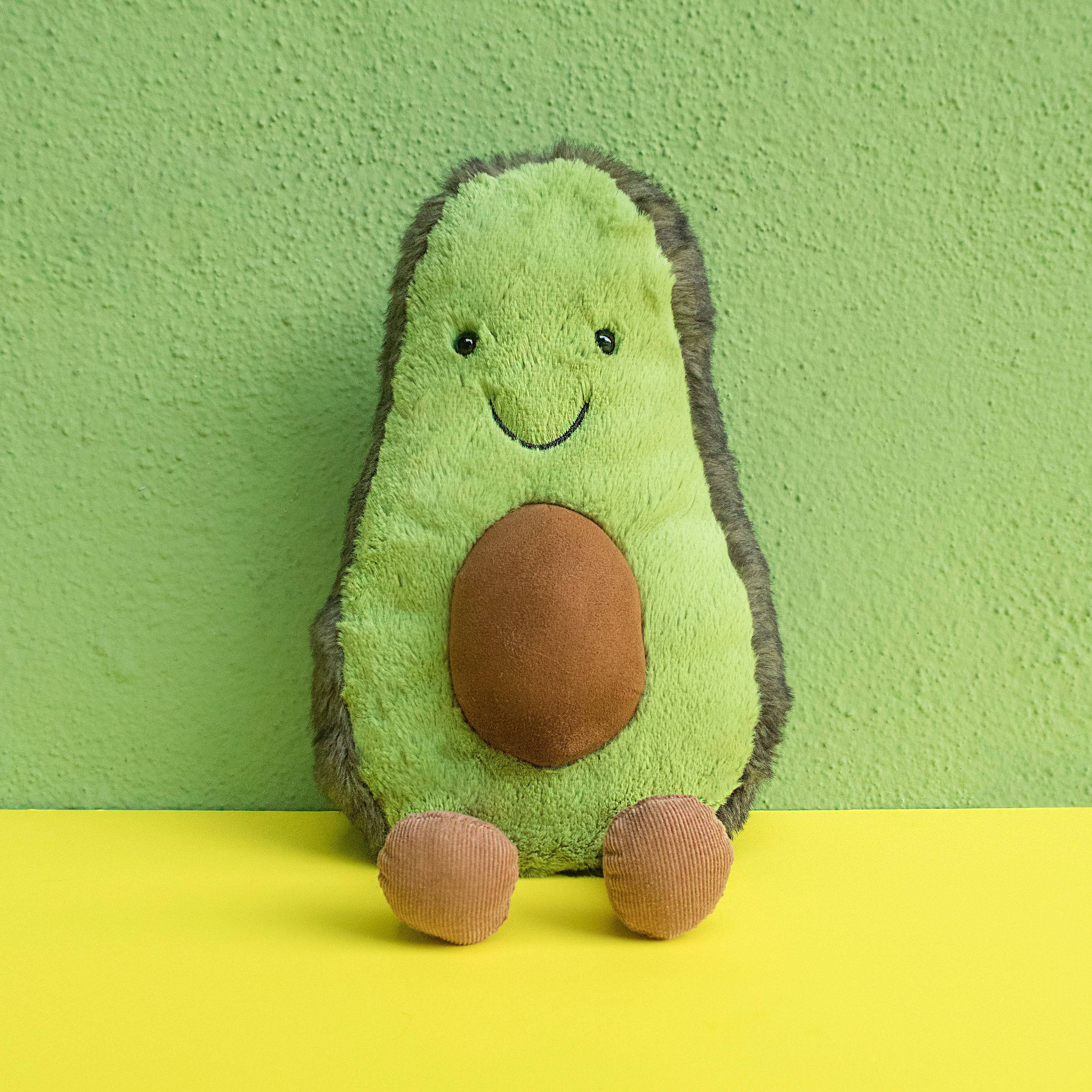iPad Pro, avocado, plush toy, 2K Desktop Wallpaper