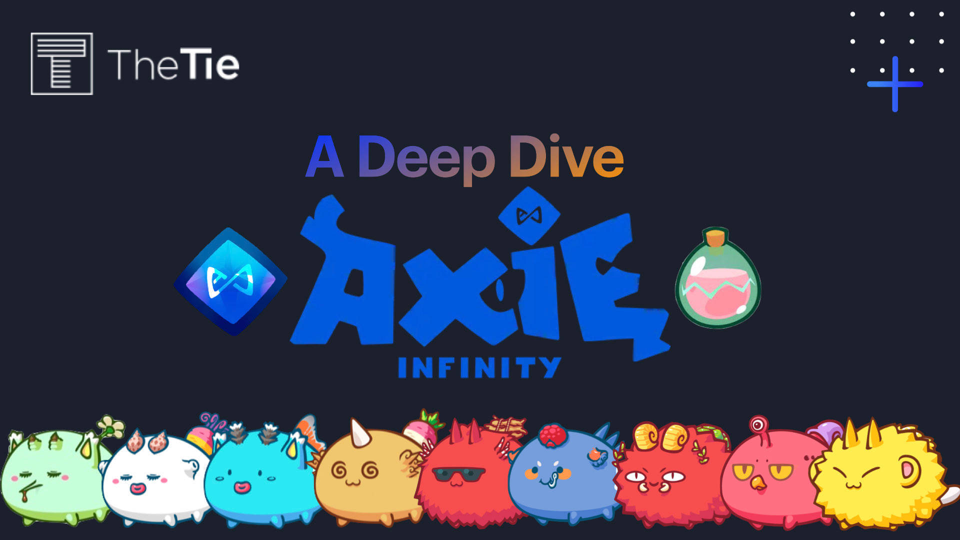 Axie Infinity, digital cover, colorful Axie Infinity creatures, Full HD Desktop Wallpaper