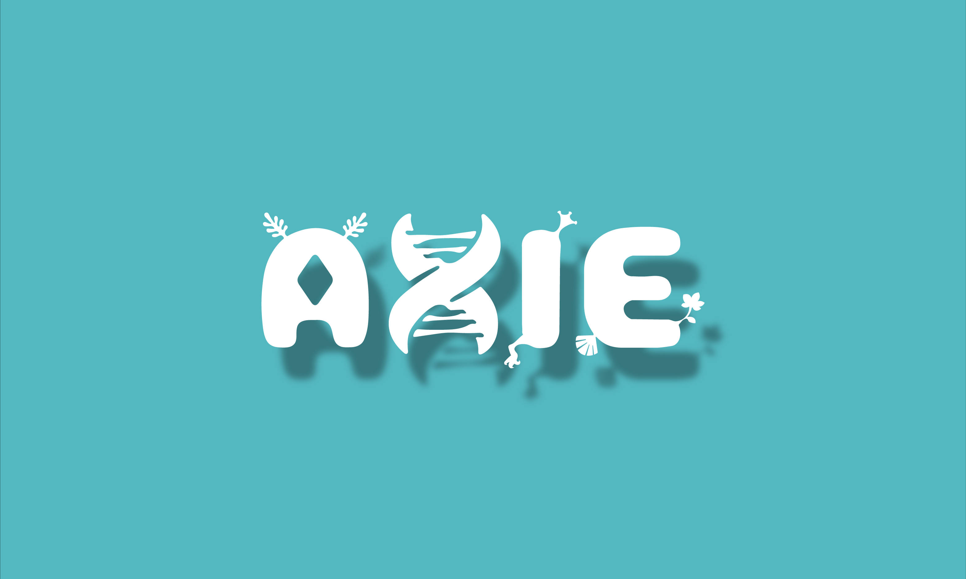 Axie Infinity, blue, white, 2K Desktop Wallpaper