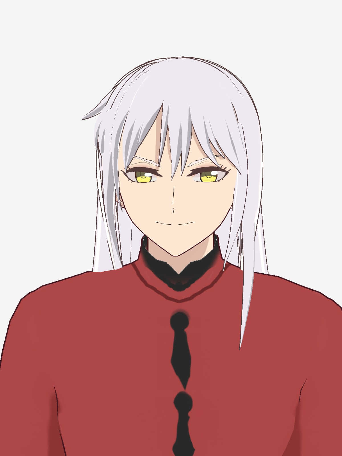 Ayame Sohma, silver hair, yellow eyes, HD Phone Wallpaper