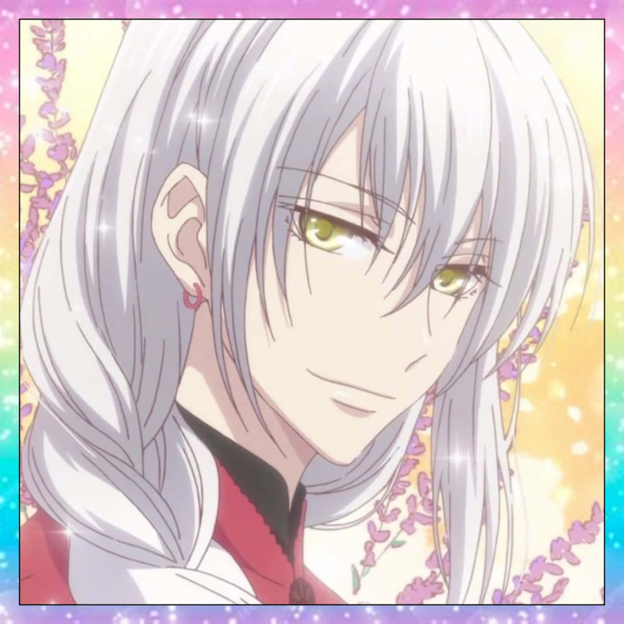 Ayame Sohma, silver hair, green eyes, HD Desktop Wallpaper