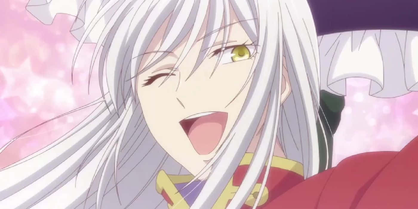 Ayame Sohma, silver hair, golden eyes, HD Desktop Wallpaper