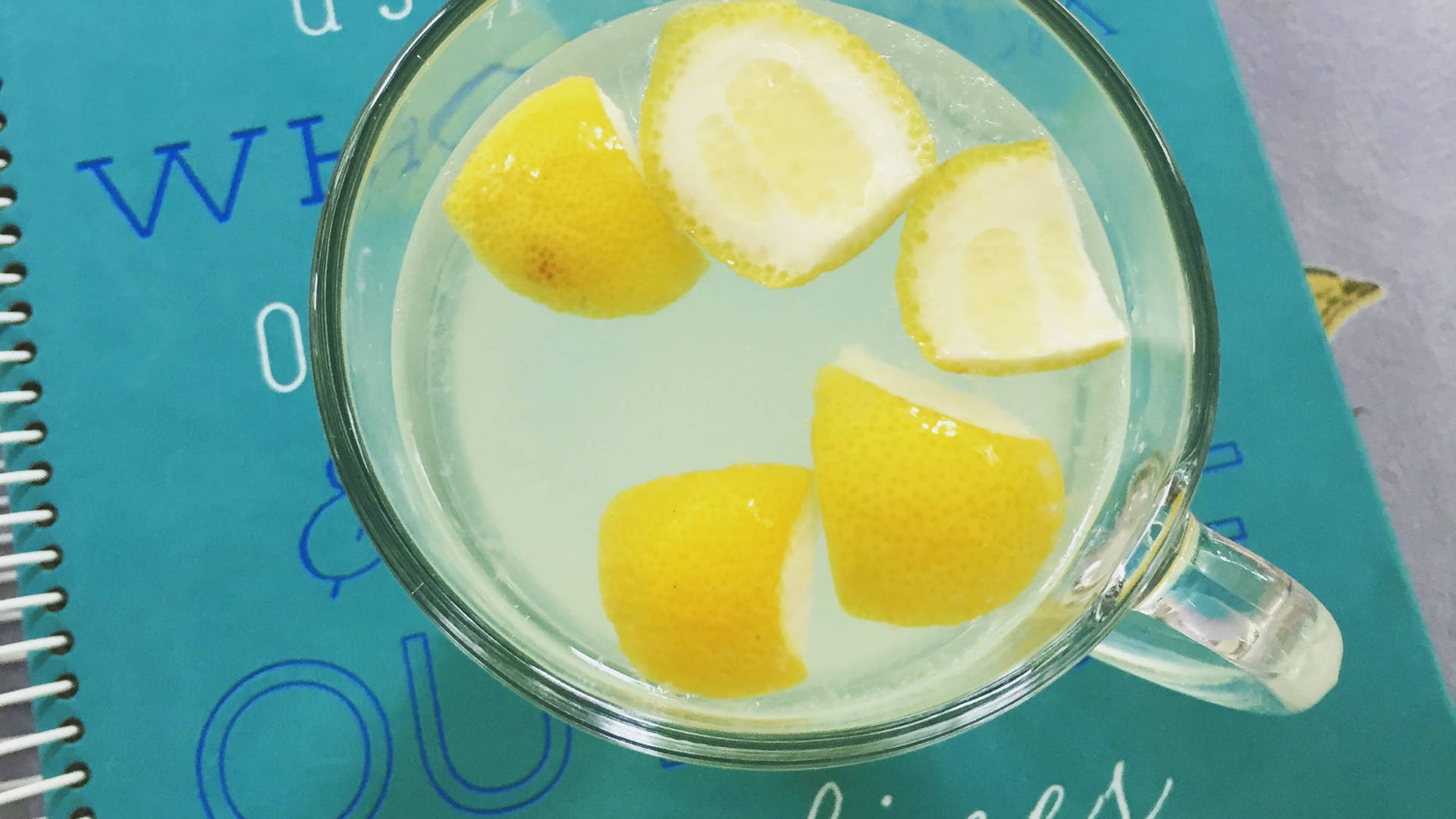 Ayurveda HD, lemon drink, clear glass mug, Full HD Desktop Wallpaper
