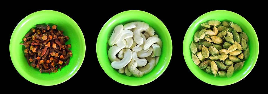 Ayurveda HD, cloves, cashews, SD Desktop Wallpaper