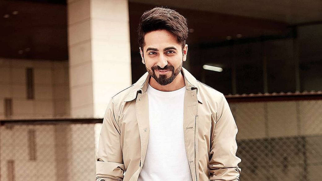Ayushmann Khurrana, beige jacket, white tee, SD Desktop Wallpaper