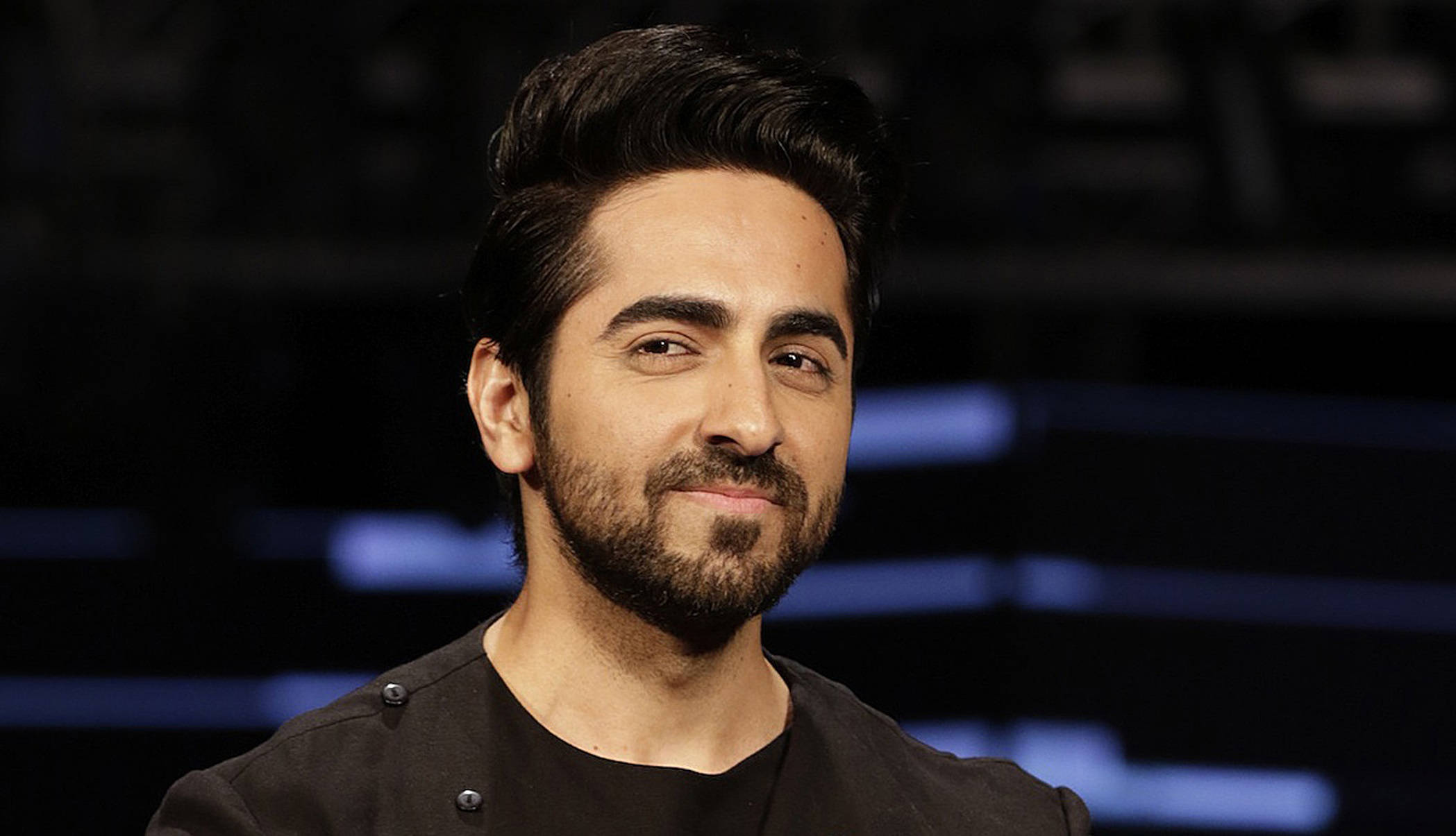 Ayushmann Khurrana, dark hair, beard, Full HD Desktop Wallpaper