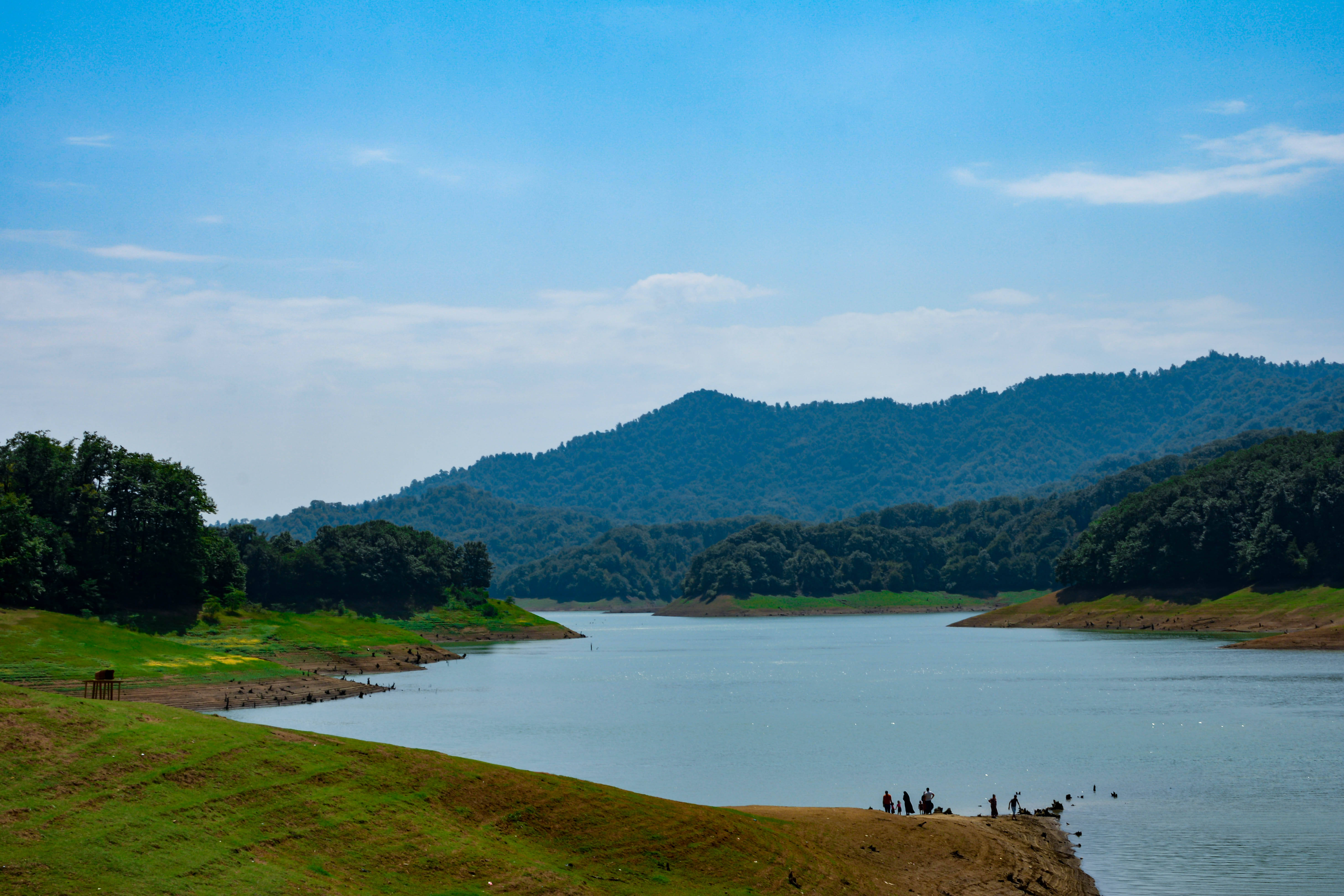 Azerbaijan, river landscape, lush green hills, 5K Desktop Wallpaper