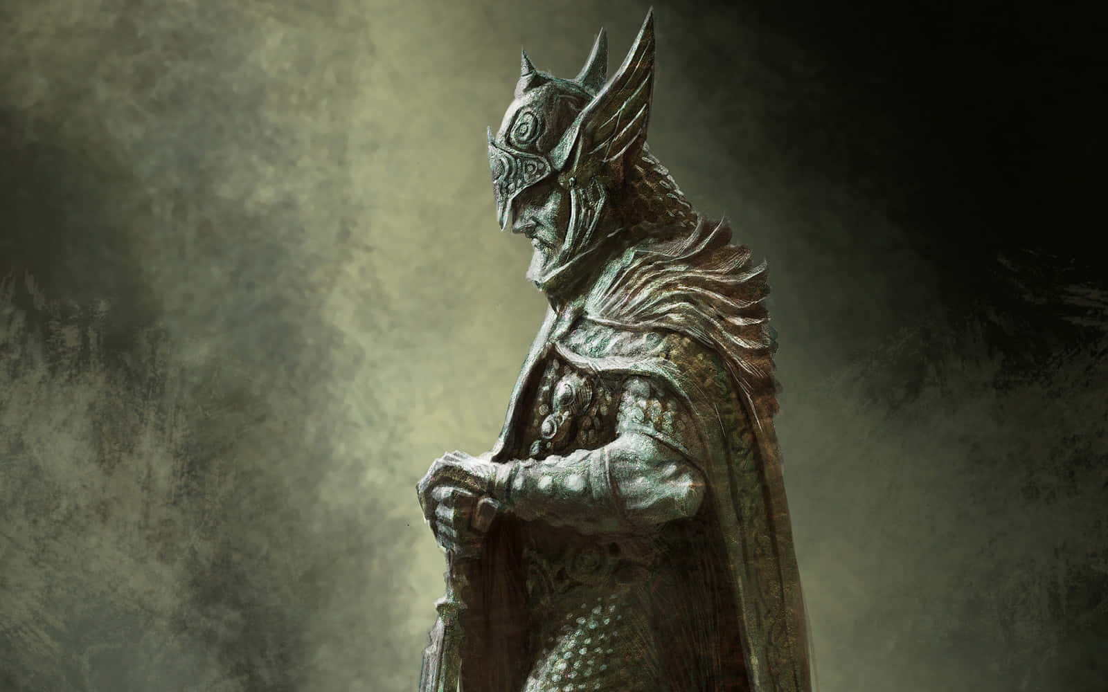 Aztec Warrior, dark fantasy, ornate armor, HD Desktop Wallpaper