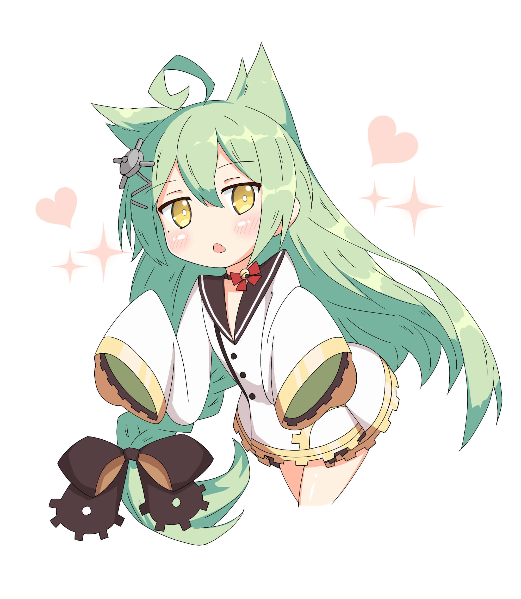 Azur Lane, Akashi, green hair, Full HD Phone Wallpaper