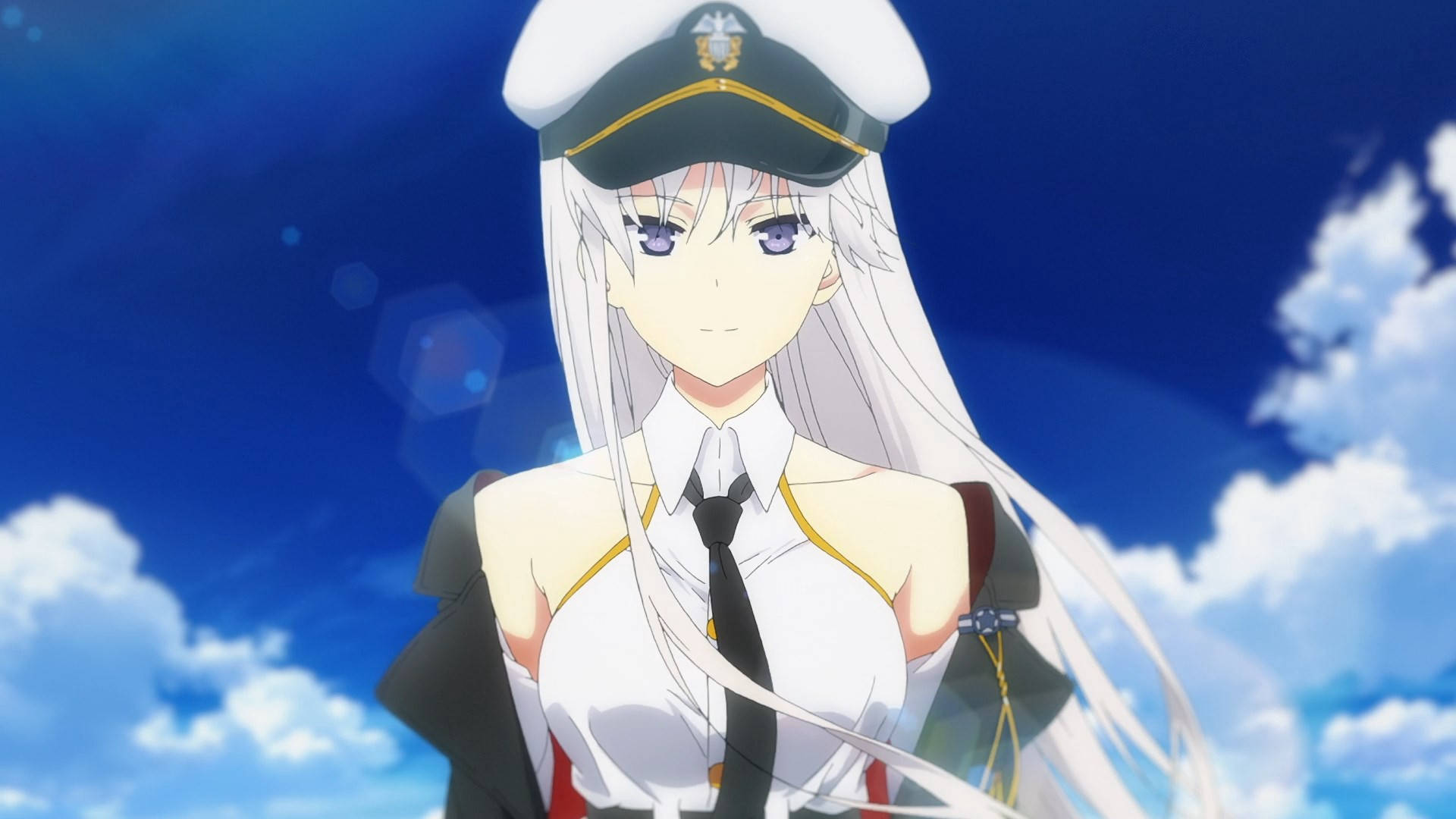 Azur Lane, Enterprise, anime girl, Full HD Desktop Wallpaper