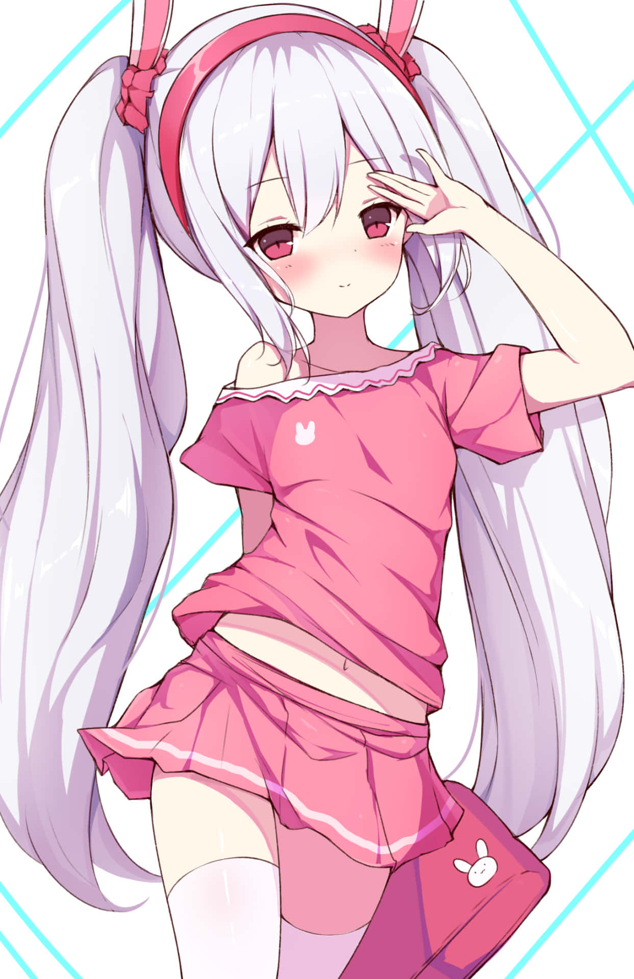 Laffey, Azur Lane, silver hair, Full HD Phone Wallpaper