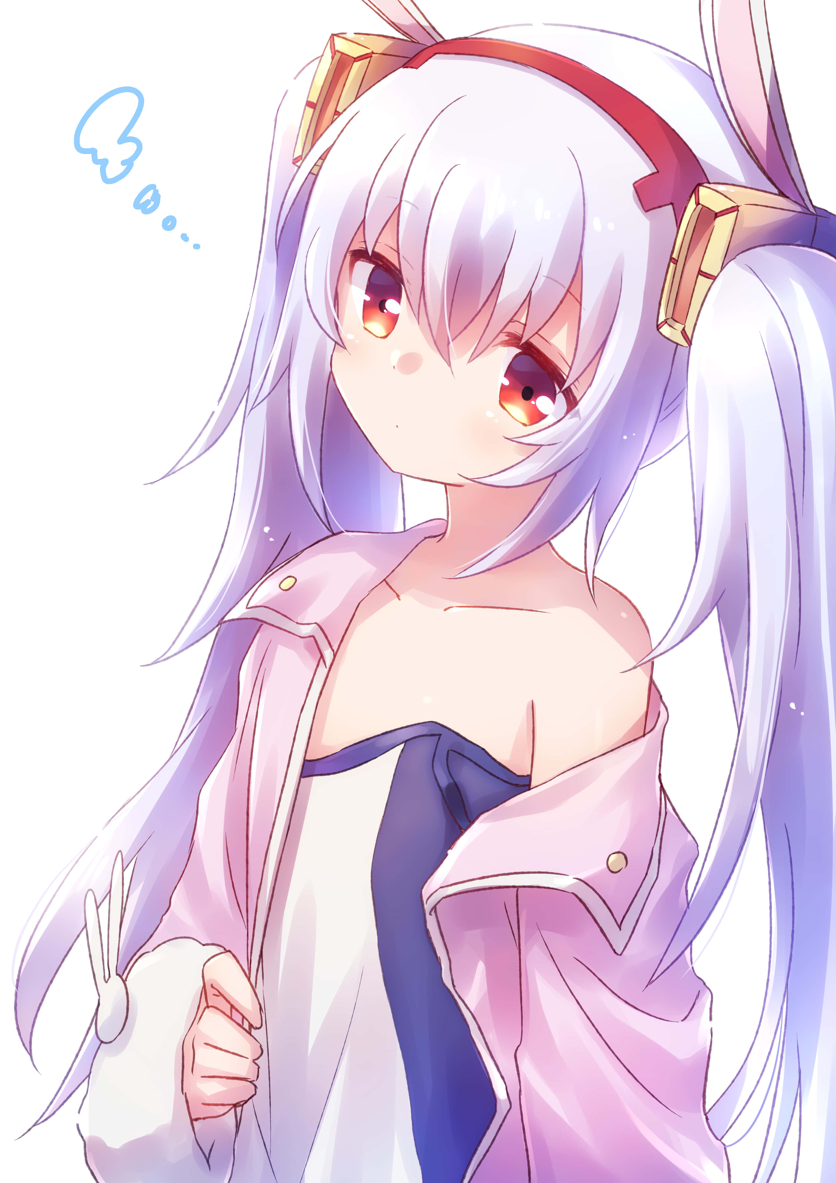 Laffey, Azur Lane, silver hair, 4K Phone Wallpaper