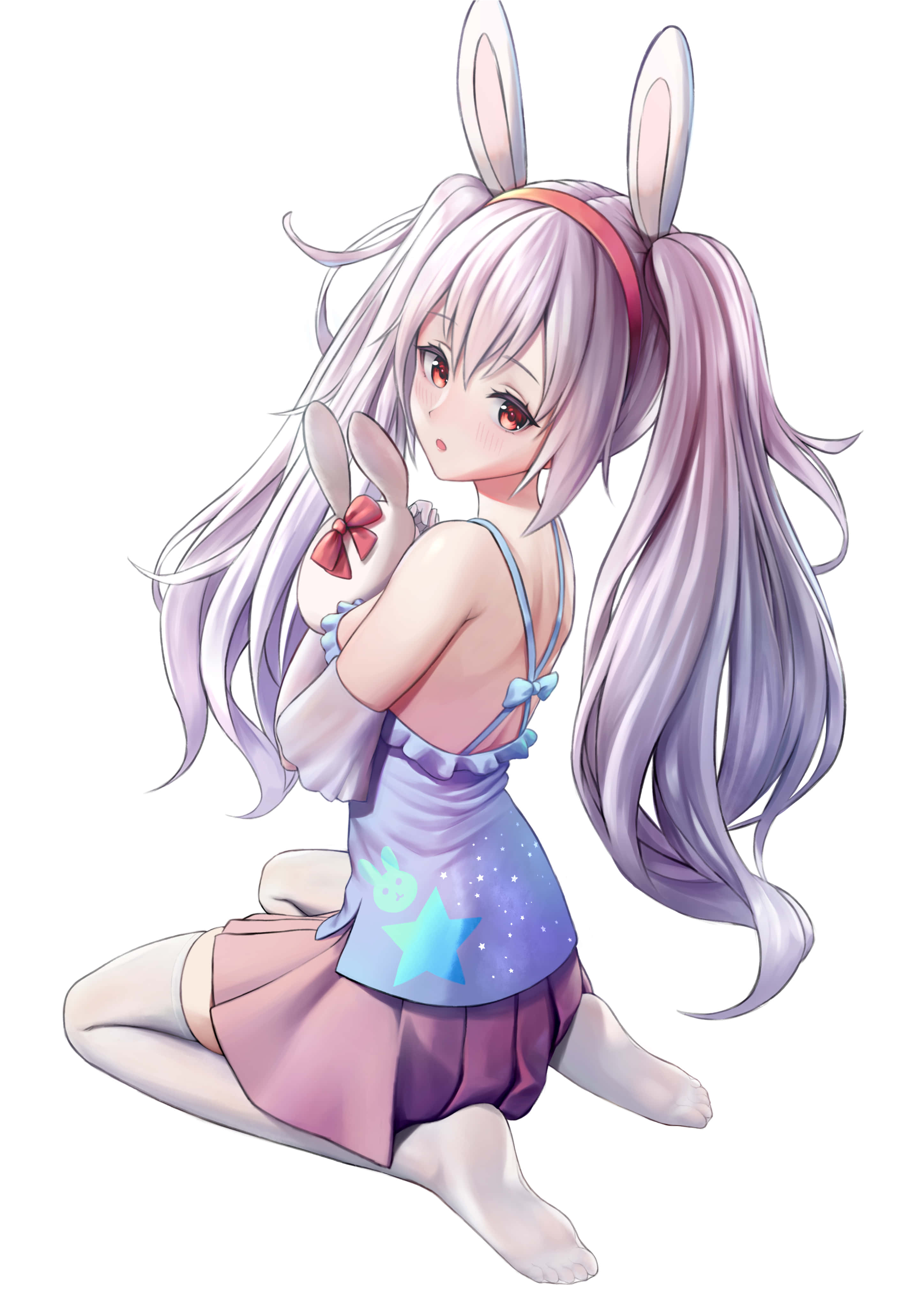 Azur Lane, Laffey, glowing in moonlight, 4K Phone Wallpaper