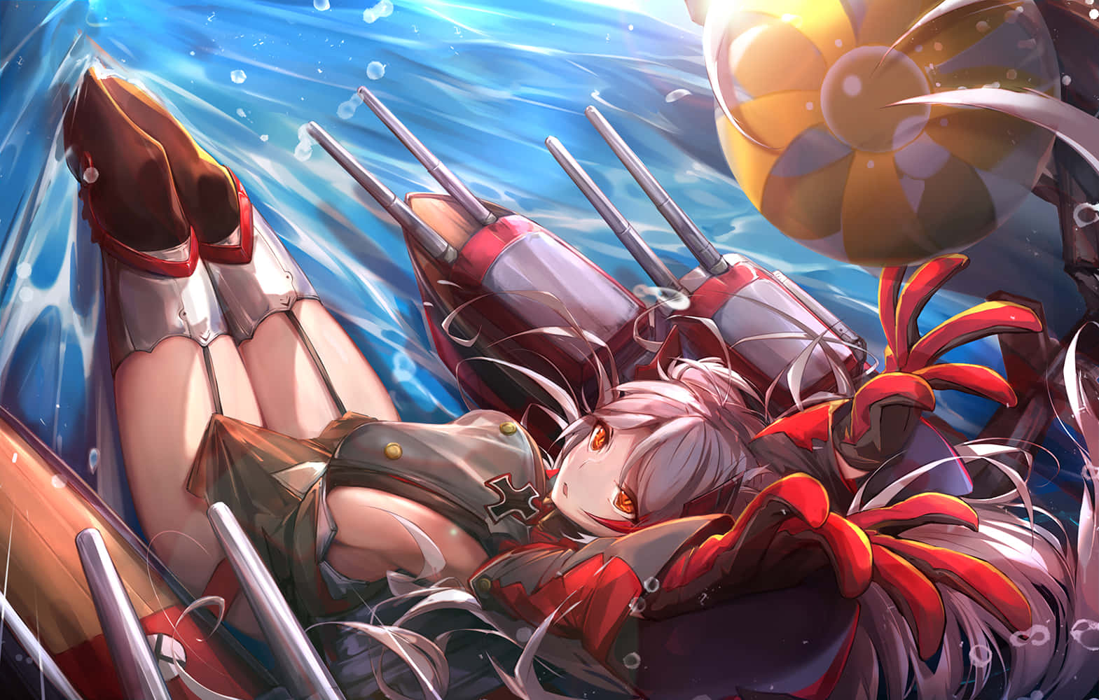 Azur Lane, Prinz Eugen, anime girl, HD Desktop Wallpaper
