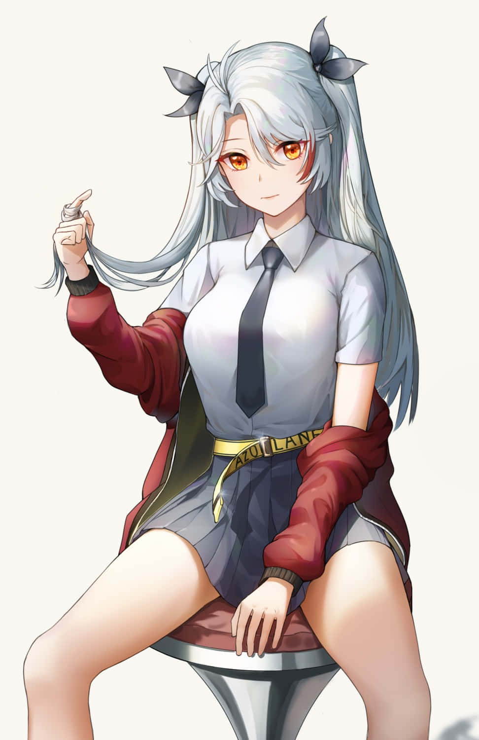 Azur Lane, Prinz Eugen, silver hair, HD Phone Wallpaper