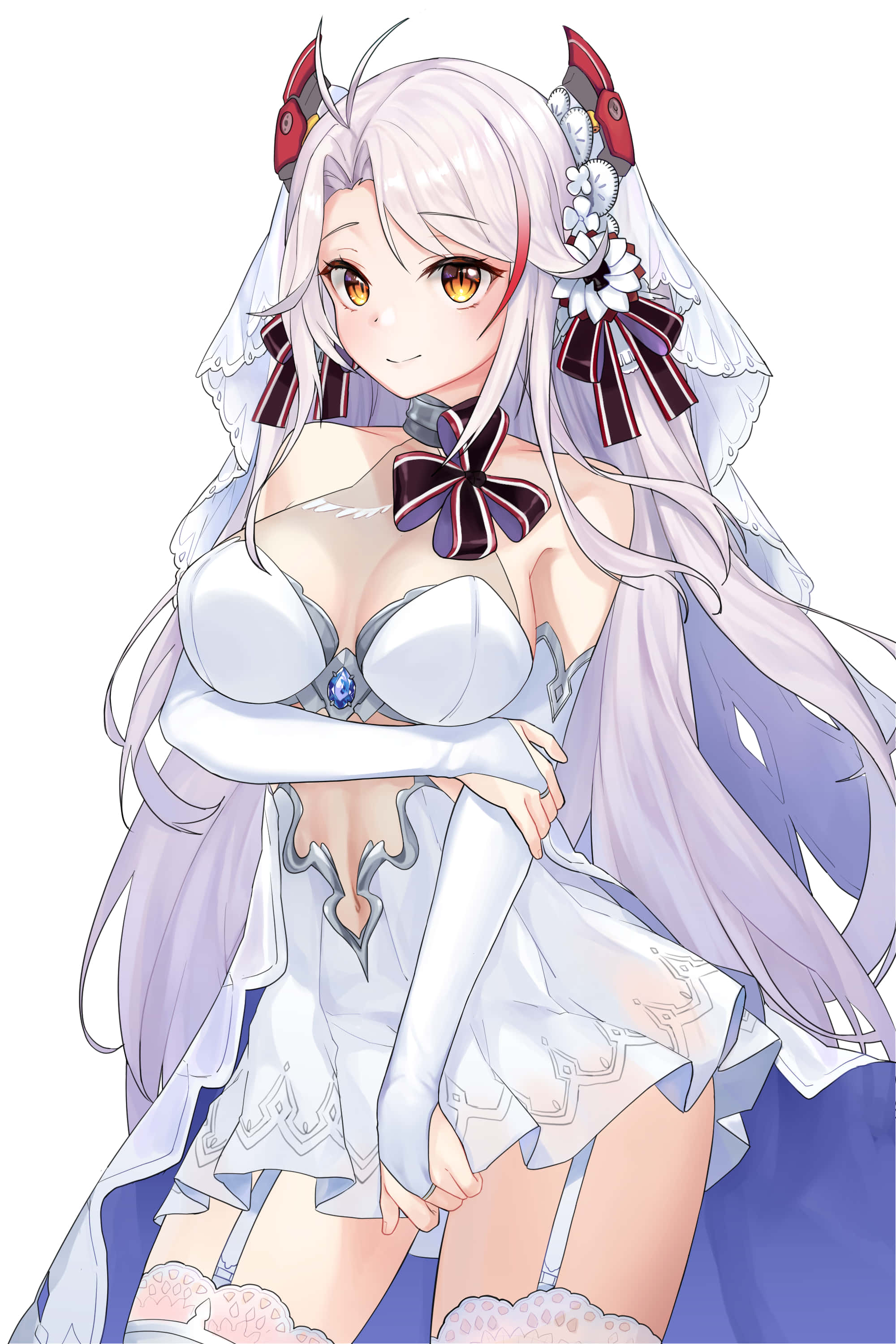 Prinz Eugen, Azur Lane, anime girl, 2K Phone Wallpaper