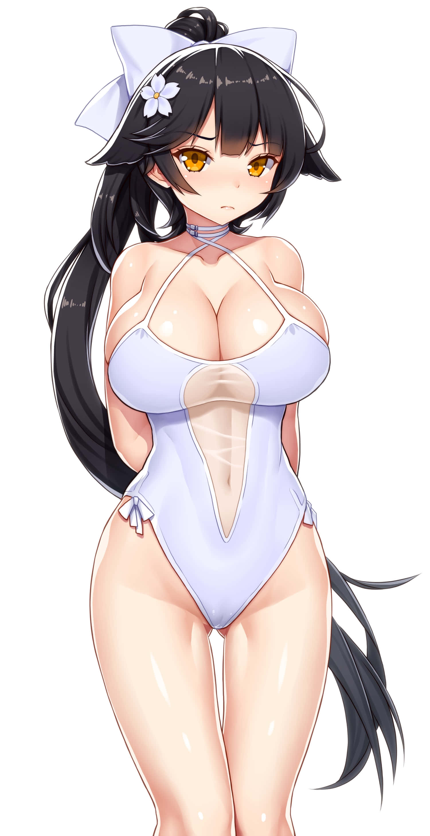 Azur Lane, Takao, anime girl, 2K Phone Wallpaper